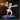 Female human sorcerer in a wide combat stance, one arm extended forward with coiling arcane energy spiralling from her hand, the other drawn back near her chest. Belted tunic with chain-link trim, lace-up boots, long hair swept back. Sculpt by DnD Is A Woman.