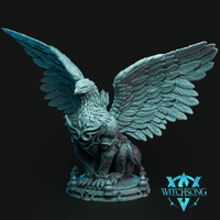 Hydra Sphinx Single Head 01 by Witchsong Miniatures