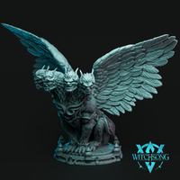 Hydra Sphinx Multi Head 01 by Witchsong Miniatures