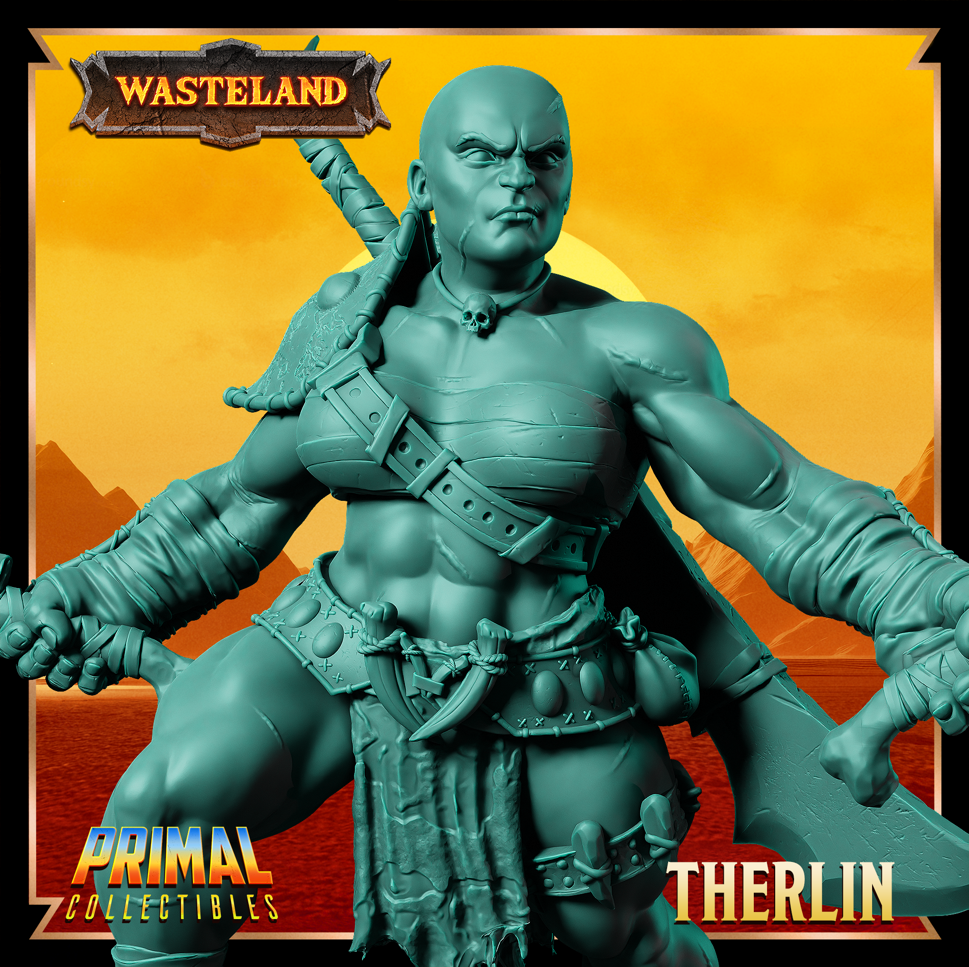 Dwarf Barbarian (Therlin) by Primal Collectibles