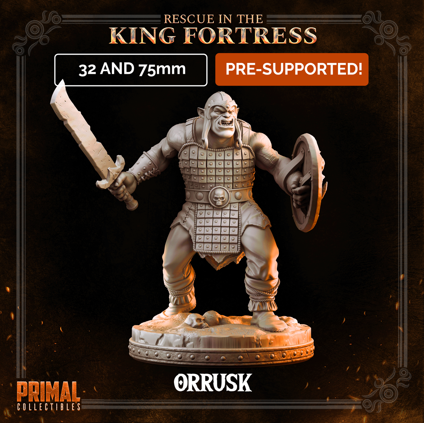 Orc Minion 01 (Orrusk) by Primal Collectibles