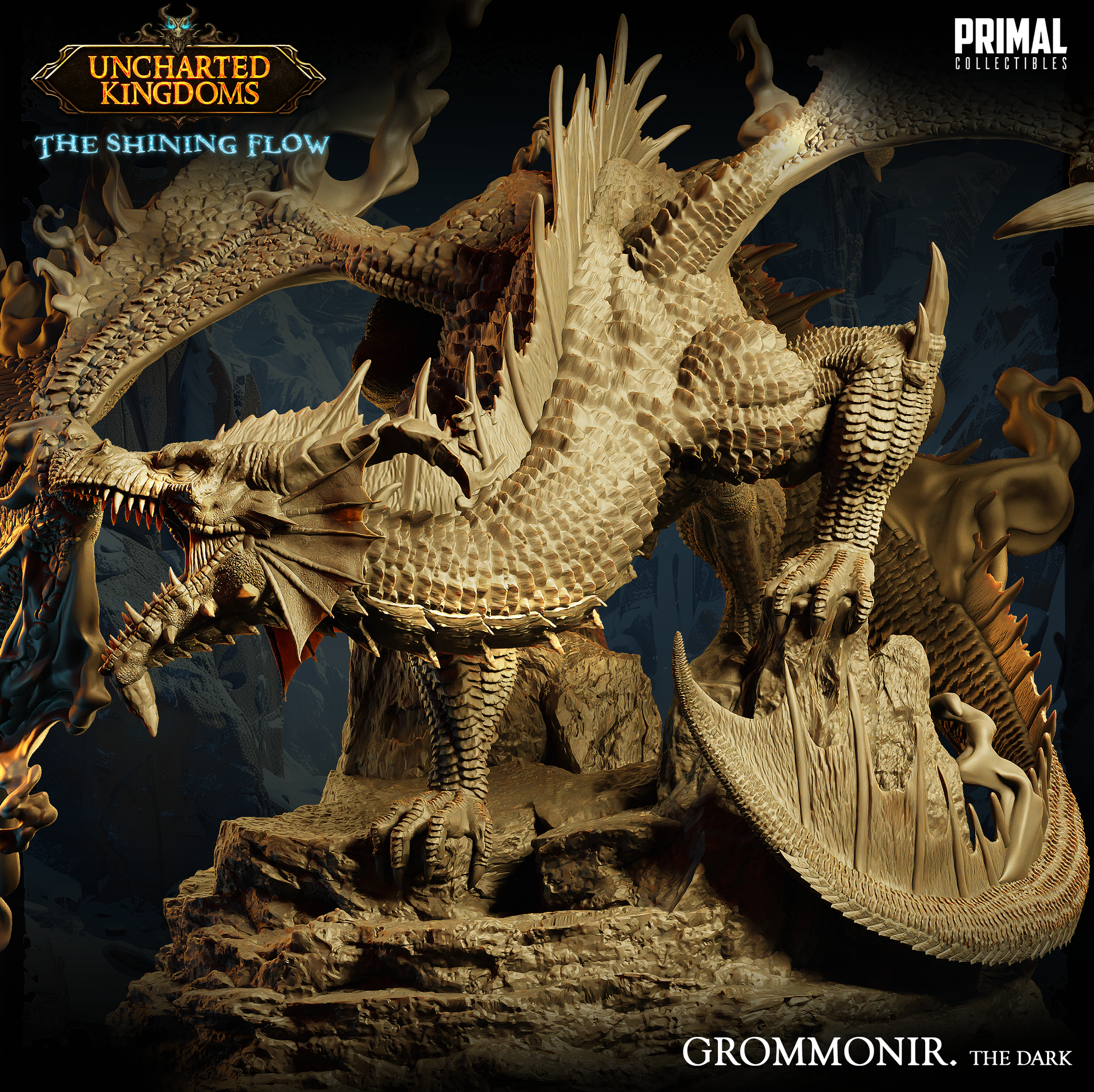 Shadow Dragon (Grommonir) by Primal Collectibles