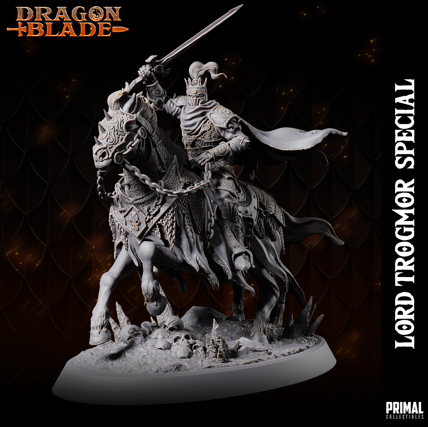 Mounted Death Knight (Lord Trogmor) by Primal Collectibles