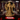Merakh Evil Wizard miniature by Primal Collectibles — robed figure with arms outstretched, a massive hooded cobra rising behind him, ornate filigree robes and a tall cylindrical crown, standing on a shattered stone scenic base.