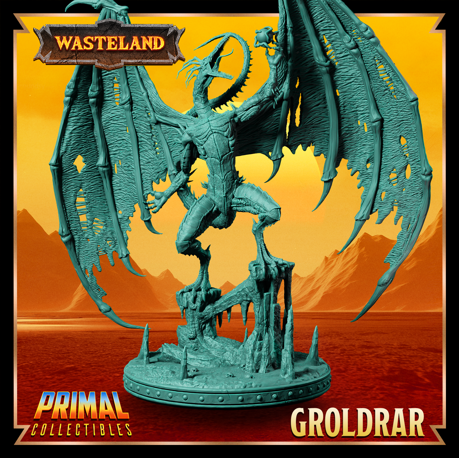 Draconian Sorcerer King (Groldar) by Primal Collectibles