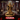 Azkaron sorcerer mummy miniature, arms outstretched with clawed fingers, wearing an ornate pharaonic crown and layered engraved robes, standing on a cracked stone scenic base. Sculpt by Primal Collectibles.