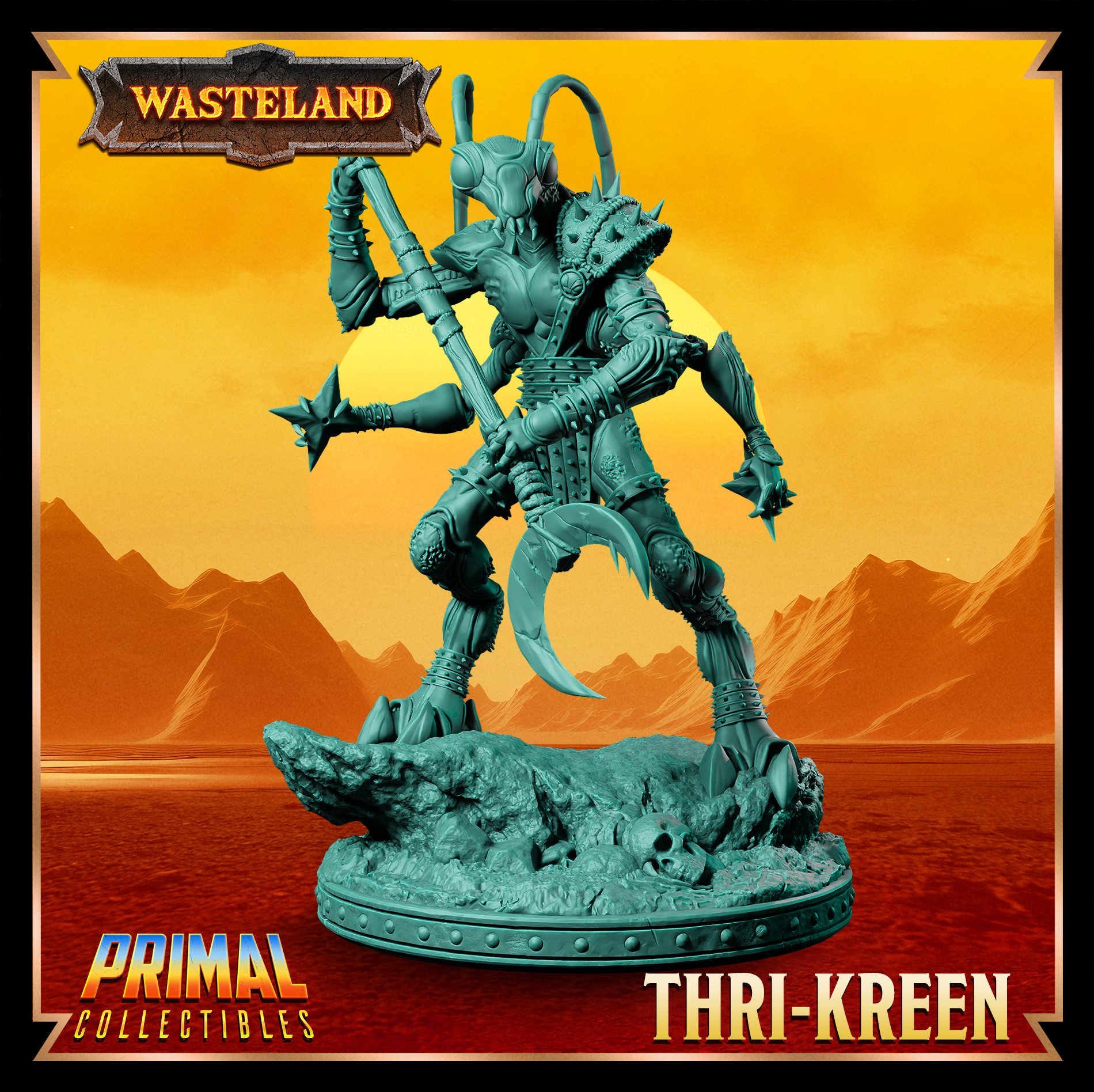 Thrikreen Warrior 1 by Primal Collectibles