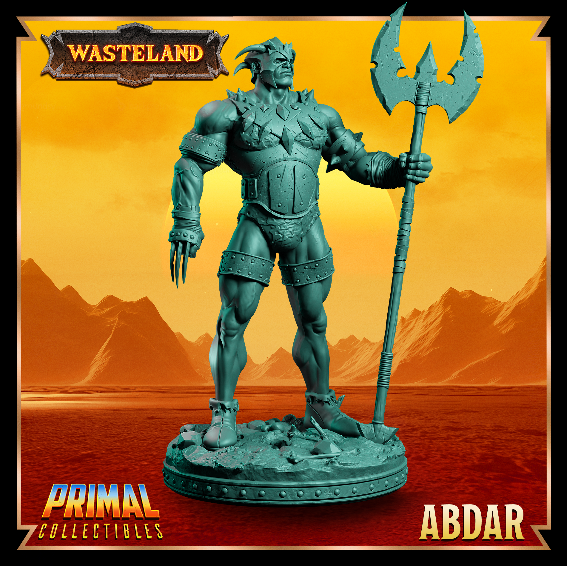 Male Warrior (Abdar) by Primal Collectibles