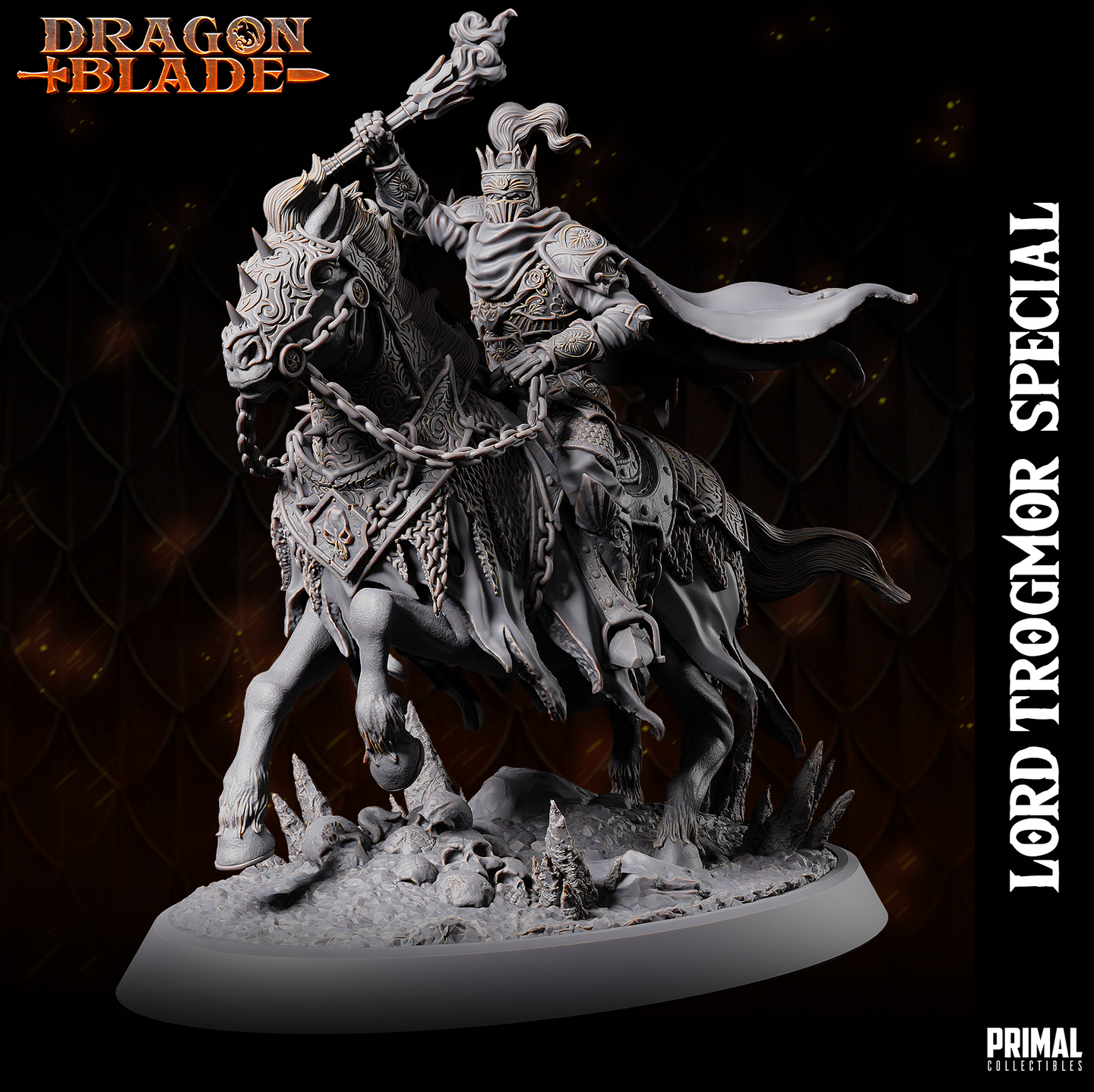Mounted Death Knight (Lord Trogmor) by Primal Collectibles