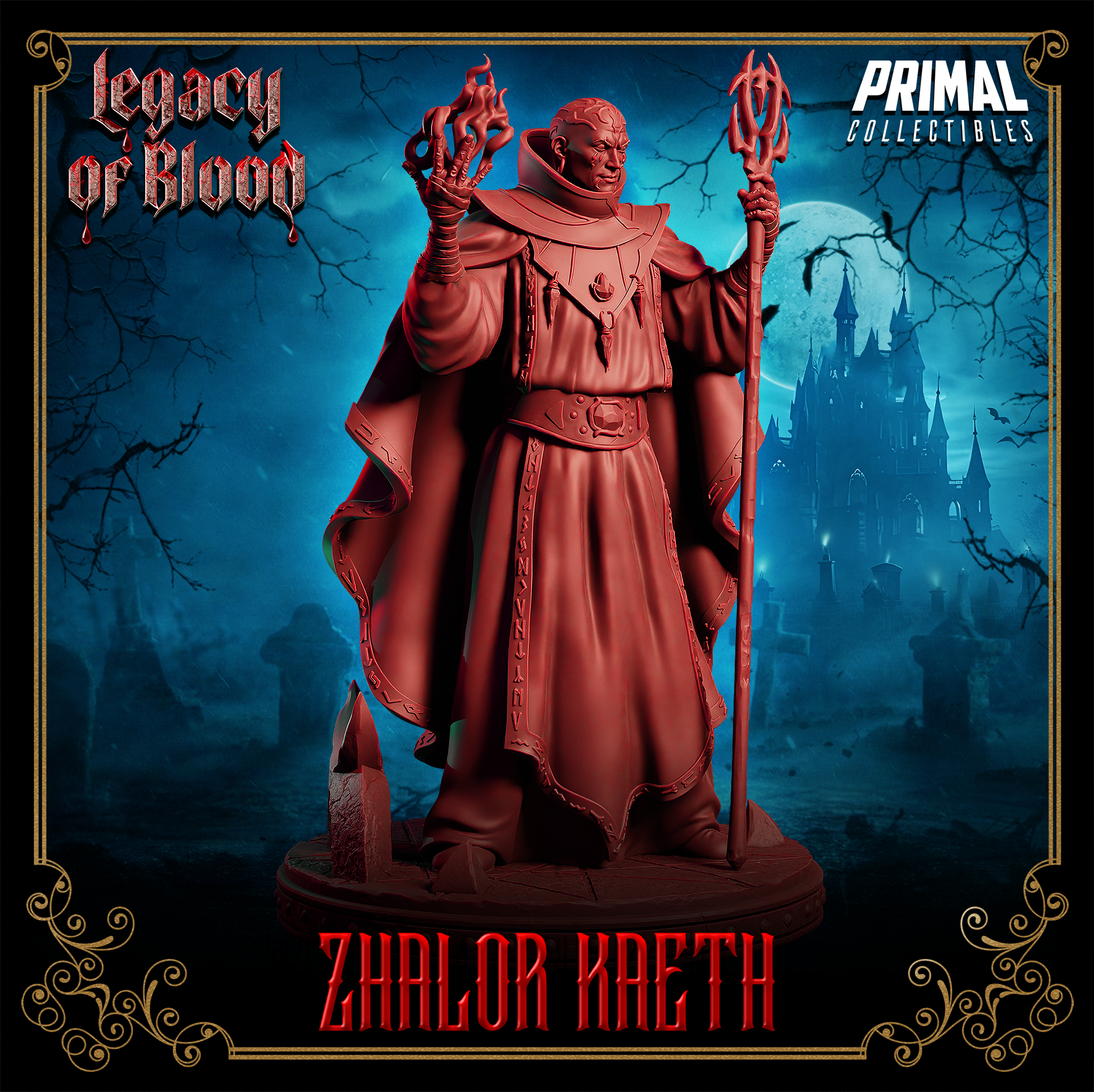 Vampire Wizard (Zhalor Kaeth) by Primal Collectibles