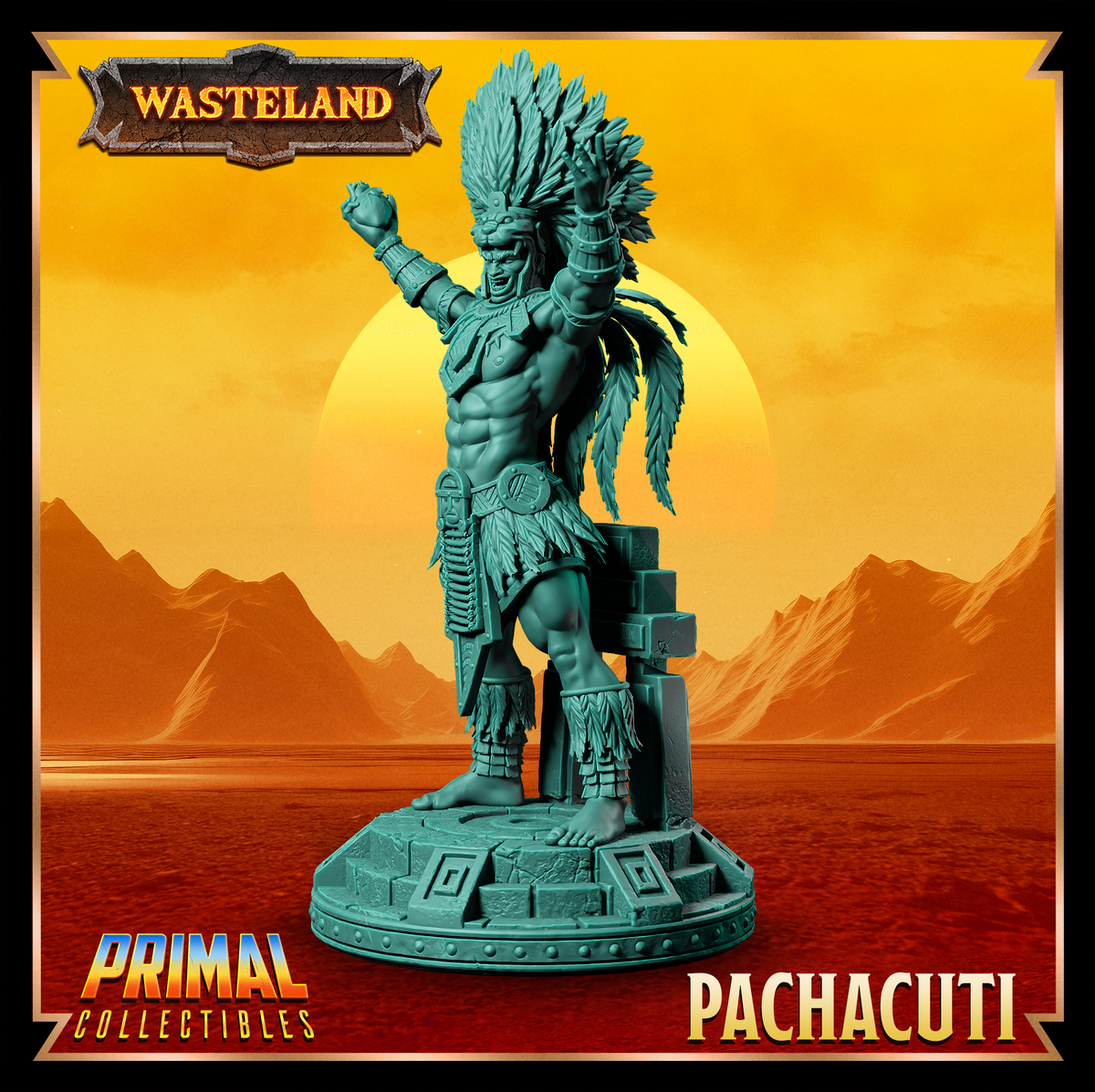 Pach Ruti Sorcerer King (Pachacuti) D&D Miniature by Primal Collectibles – MitzNSimz