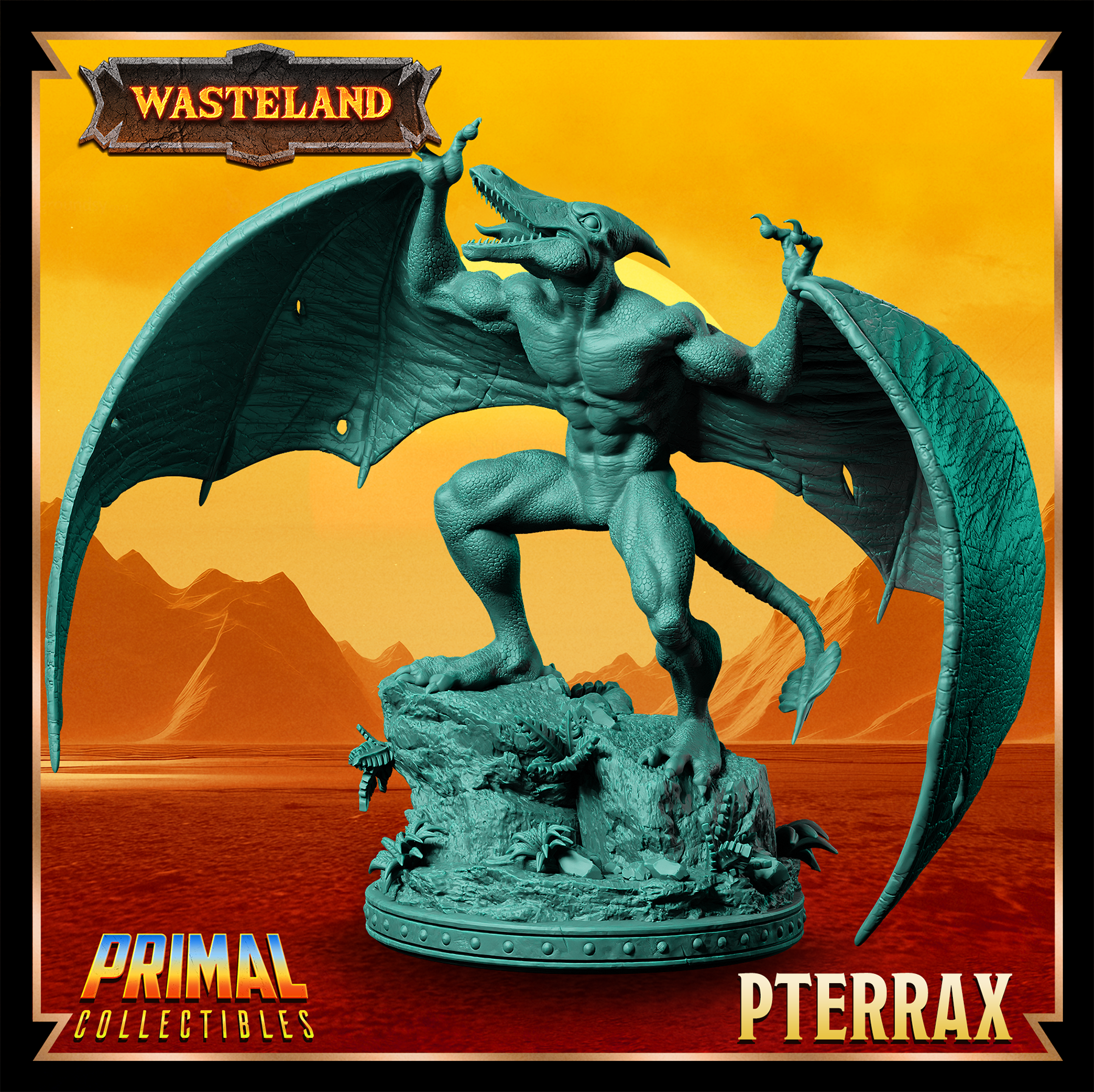 Winged Dinosaur Warrior (Pterrax) by Primal Collectibles