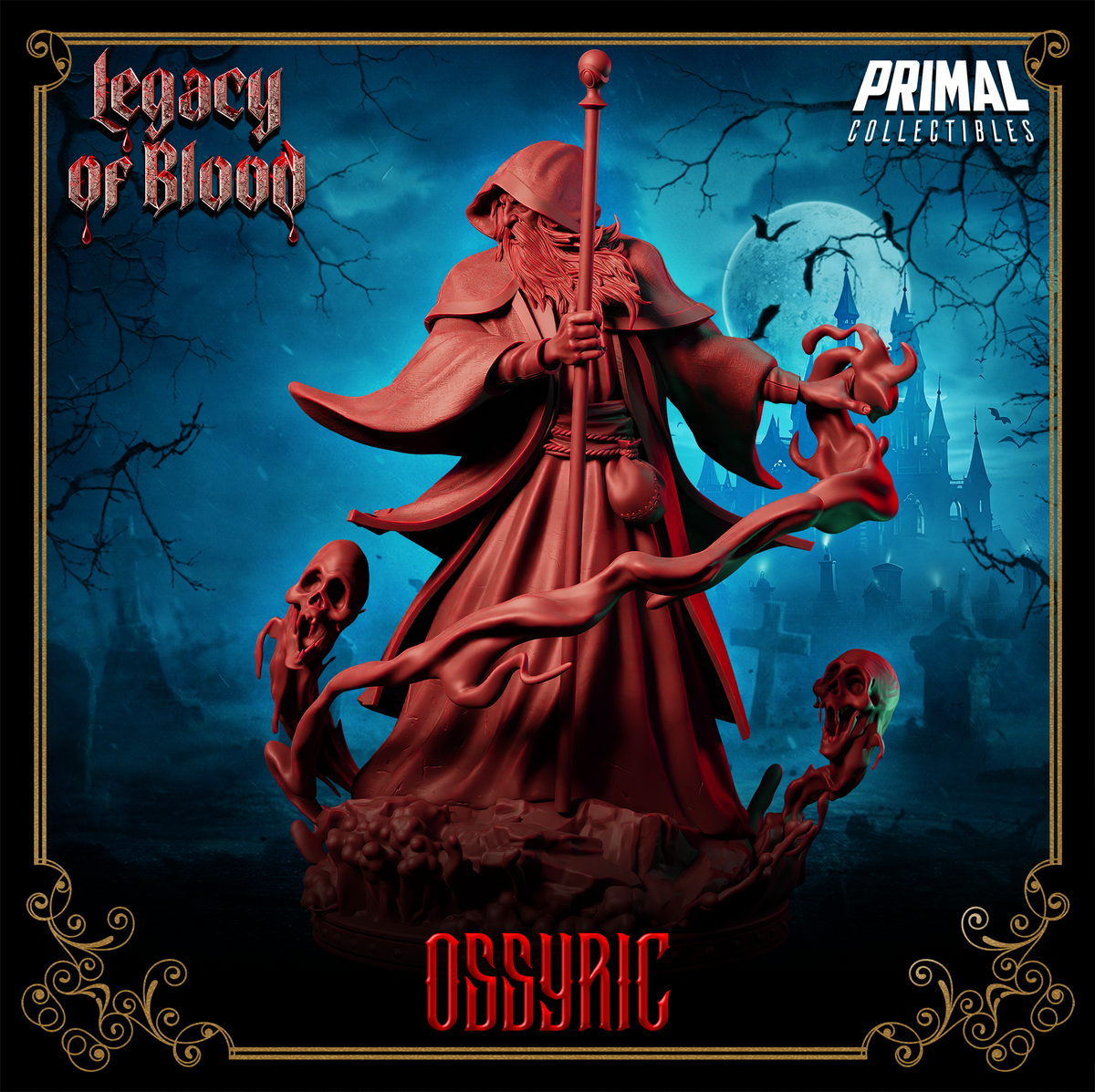 Vampire Rope Vampire Lord (Ossyric) | D&D Mini for Ravenloft Campaigns – MitzNSimz