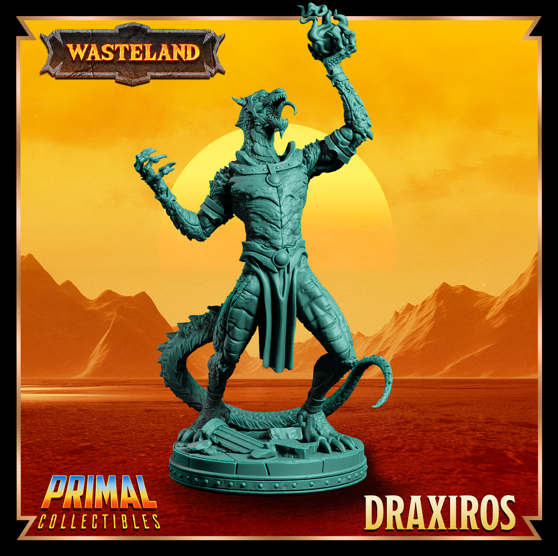 Dragonborn Sorcerer King (Draxarios) by Primal Collectibles