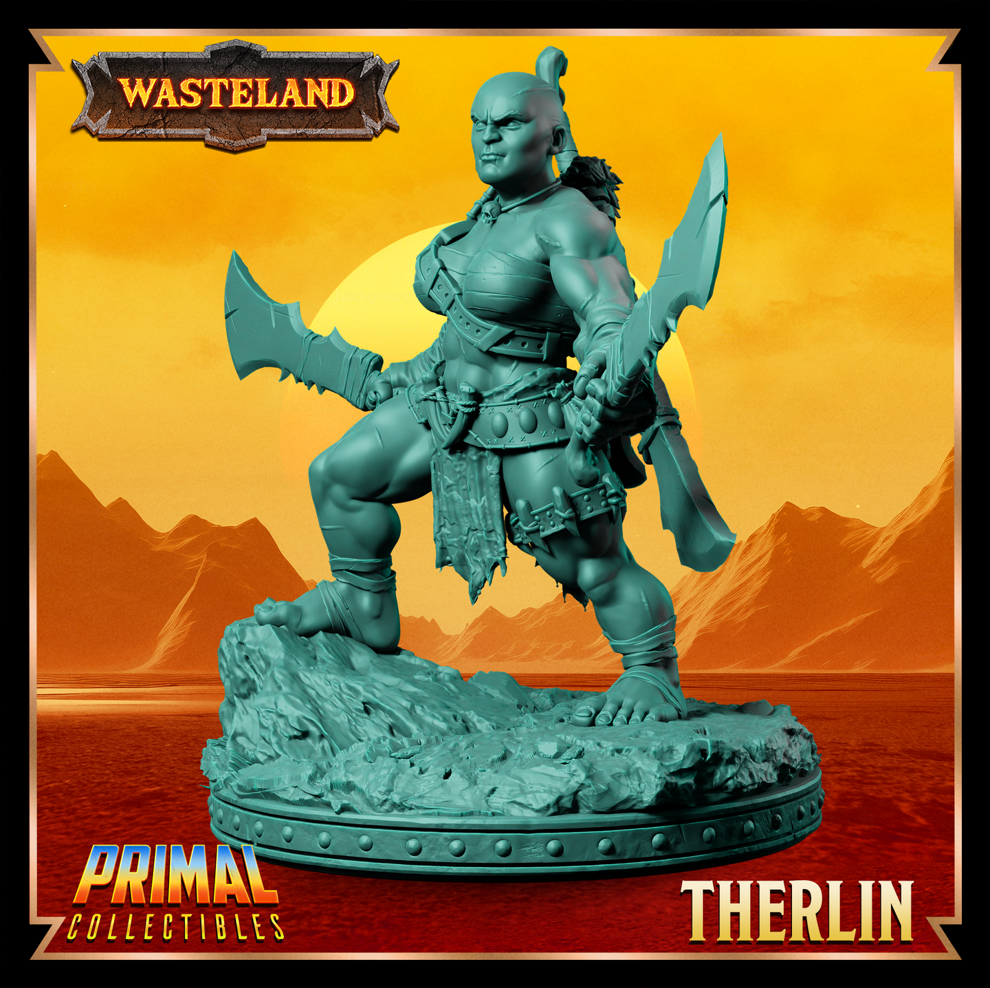 Dwarf Barbarian (Therlin) by Primal Collectibles