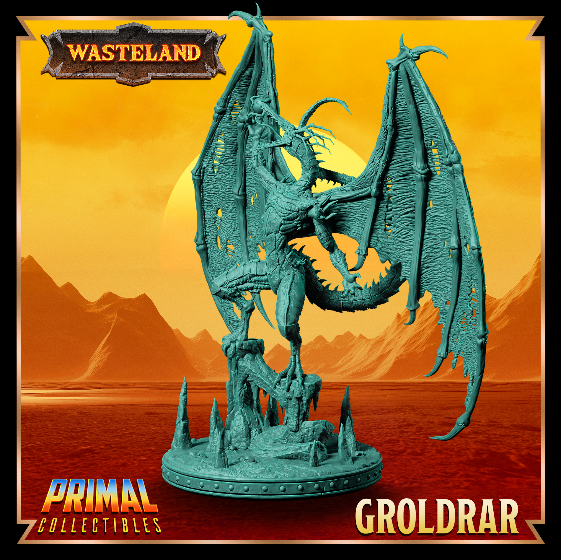 Draconian Sorcerer King (Groldar) by Primal Collectibles