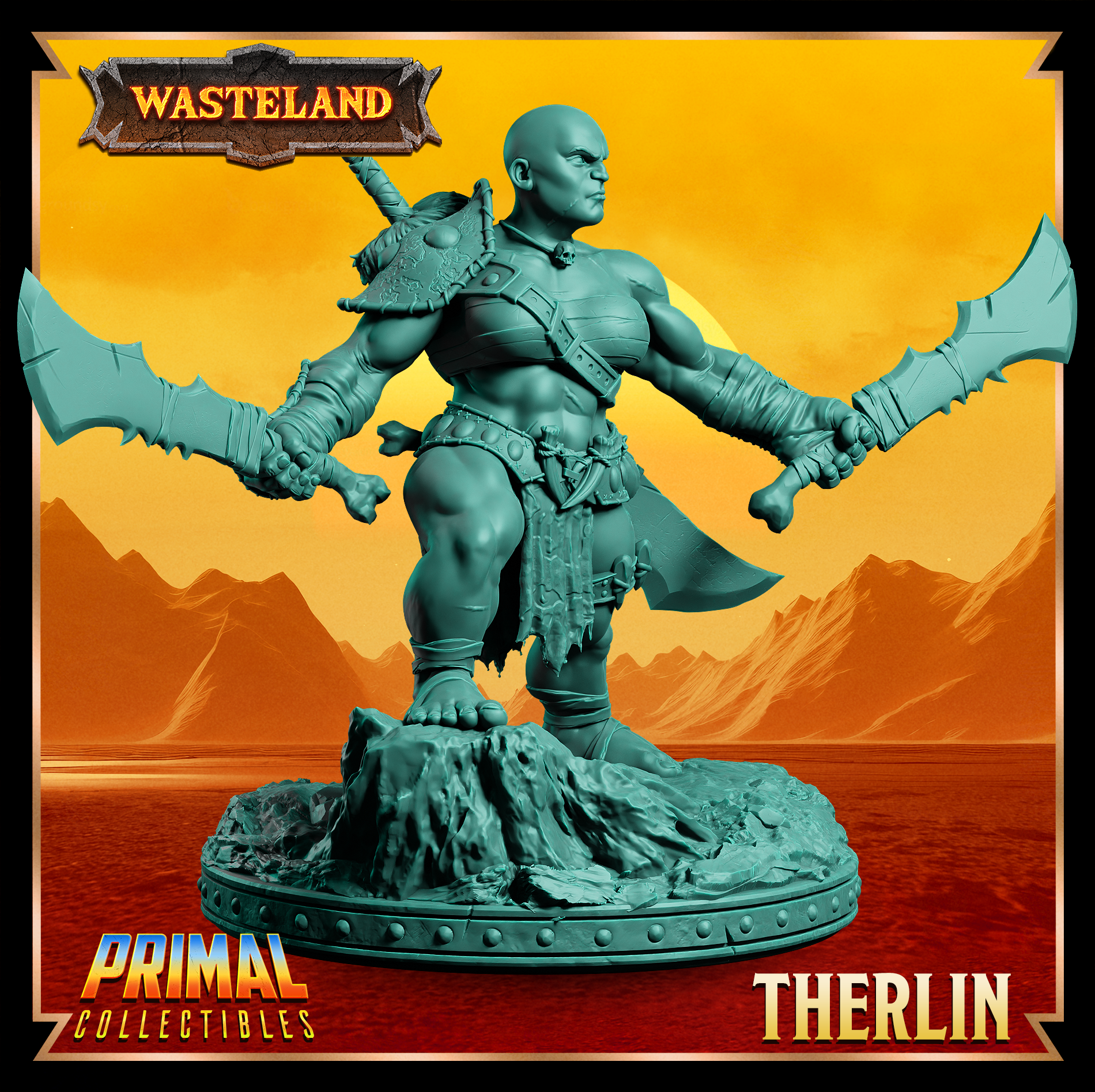 Dwarf Barbarian (Therlin) by Primal Collectibles