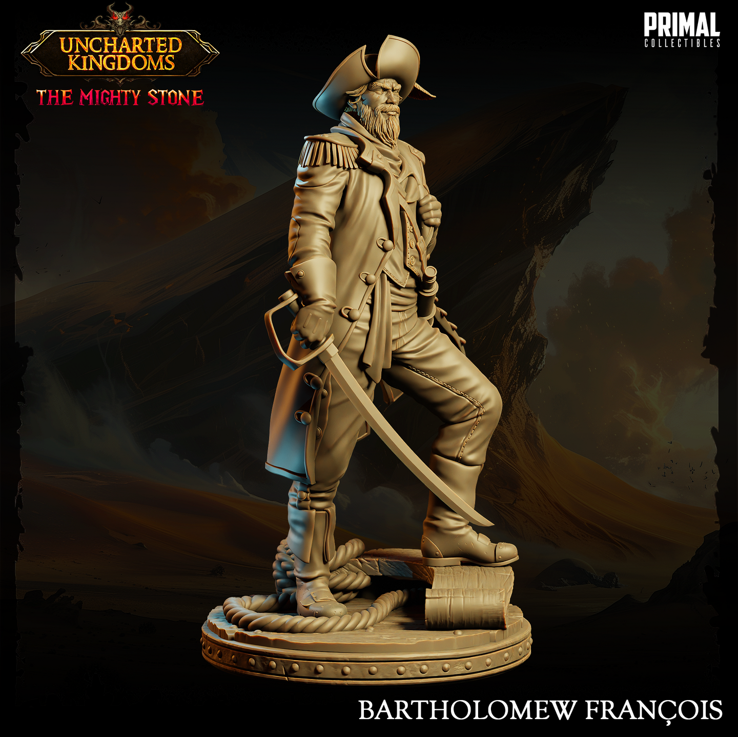 Pirate Captain (Bartholomew Francois) by Primal Collectibles