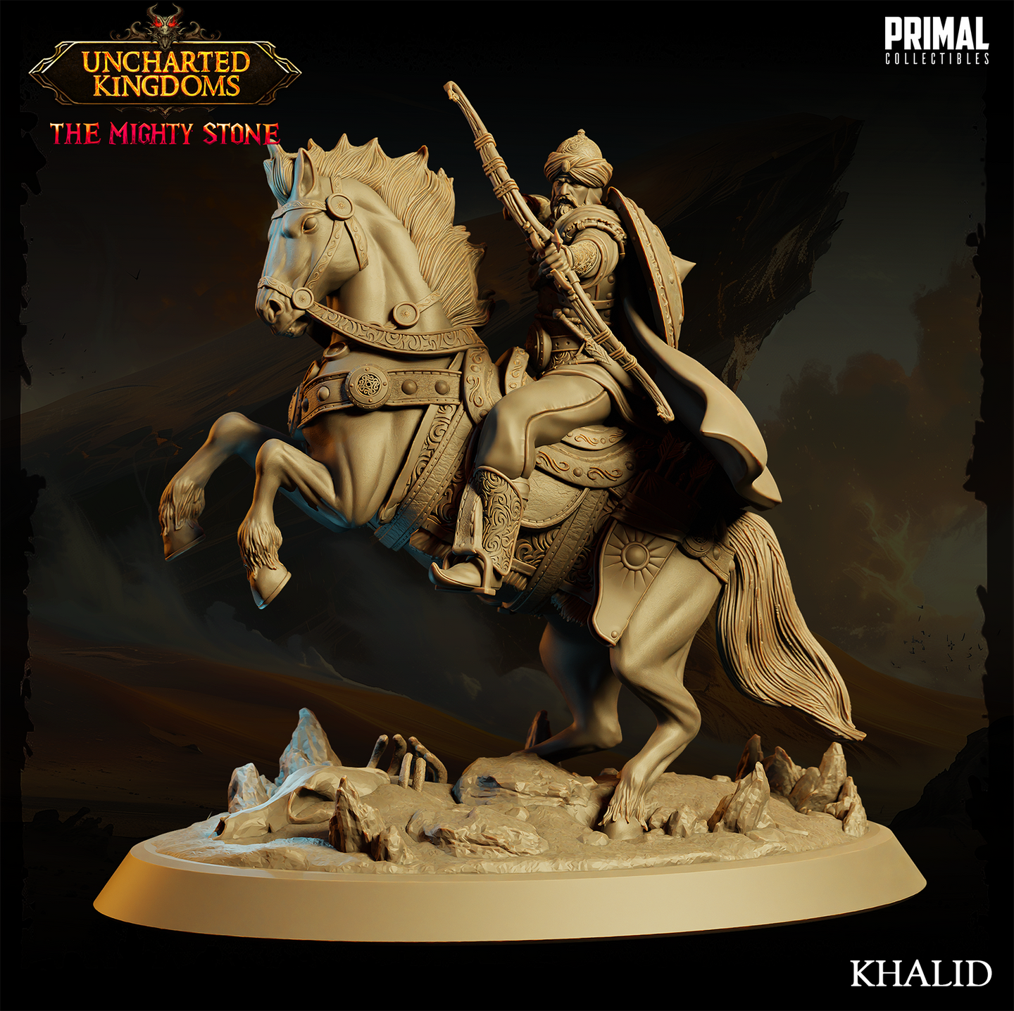 Mounted Arabian Army (Khalid) by Primal Collectibles