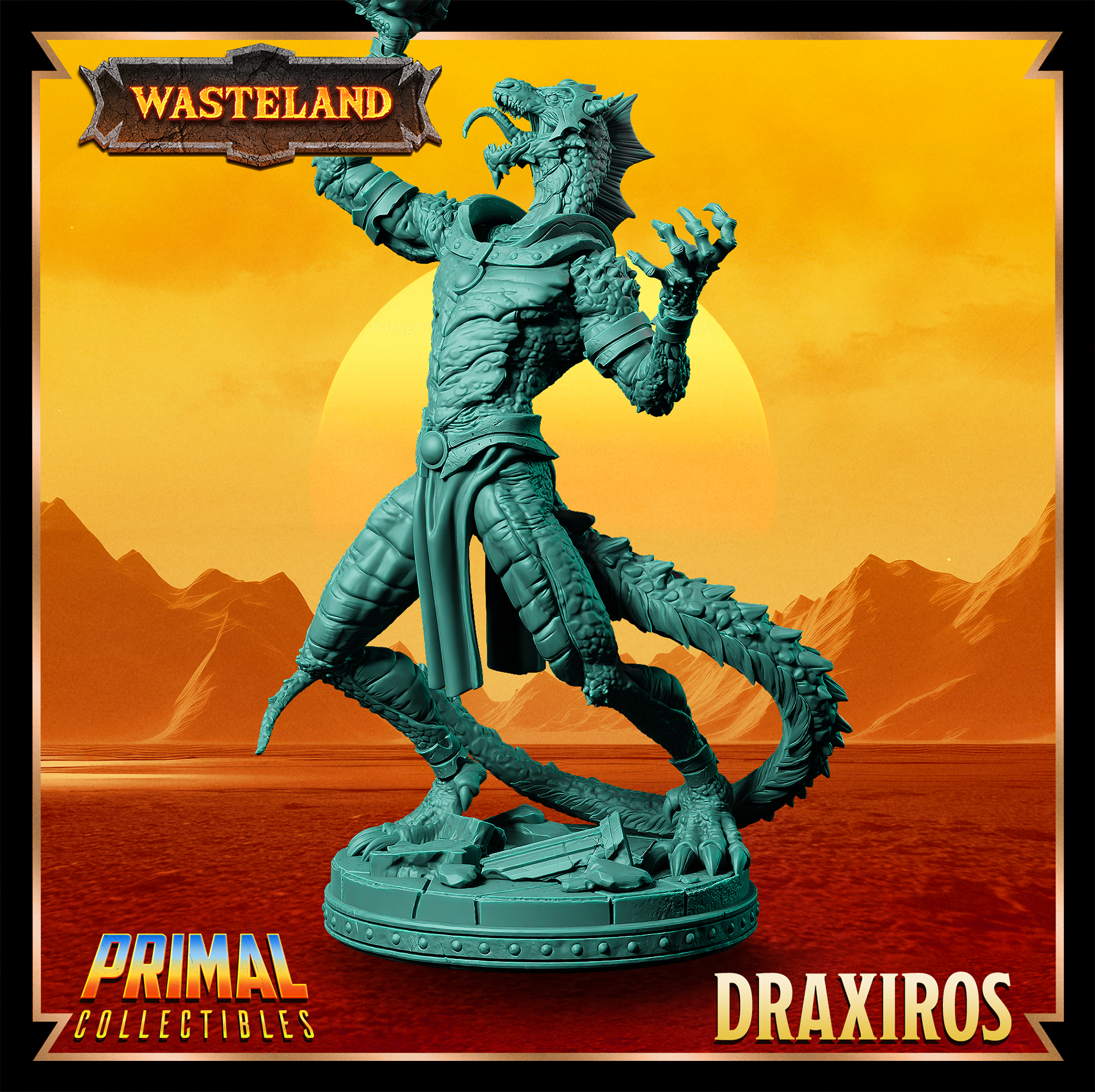 Dragonborn Sorcerer King (Draxarios) by Primal Collectibles