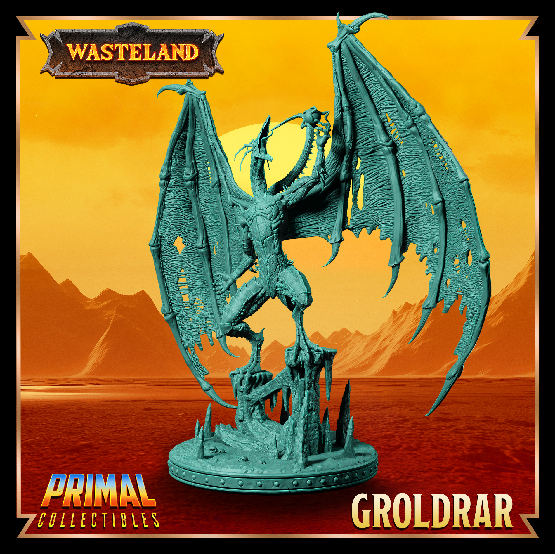 Draconian Sorcerer King (Groldar) by Primal Collectibles