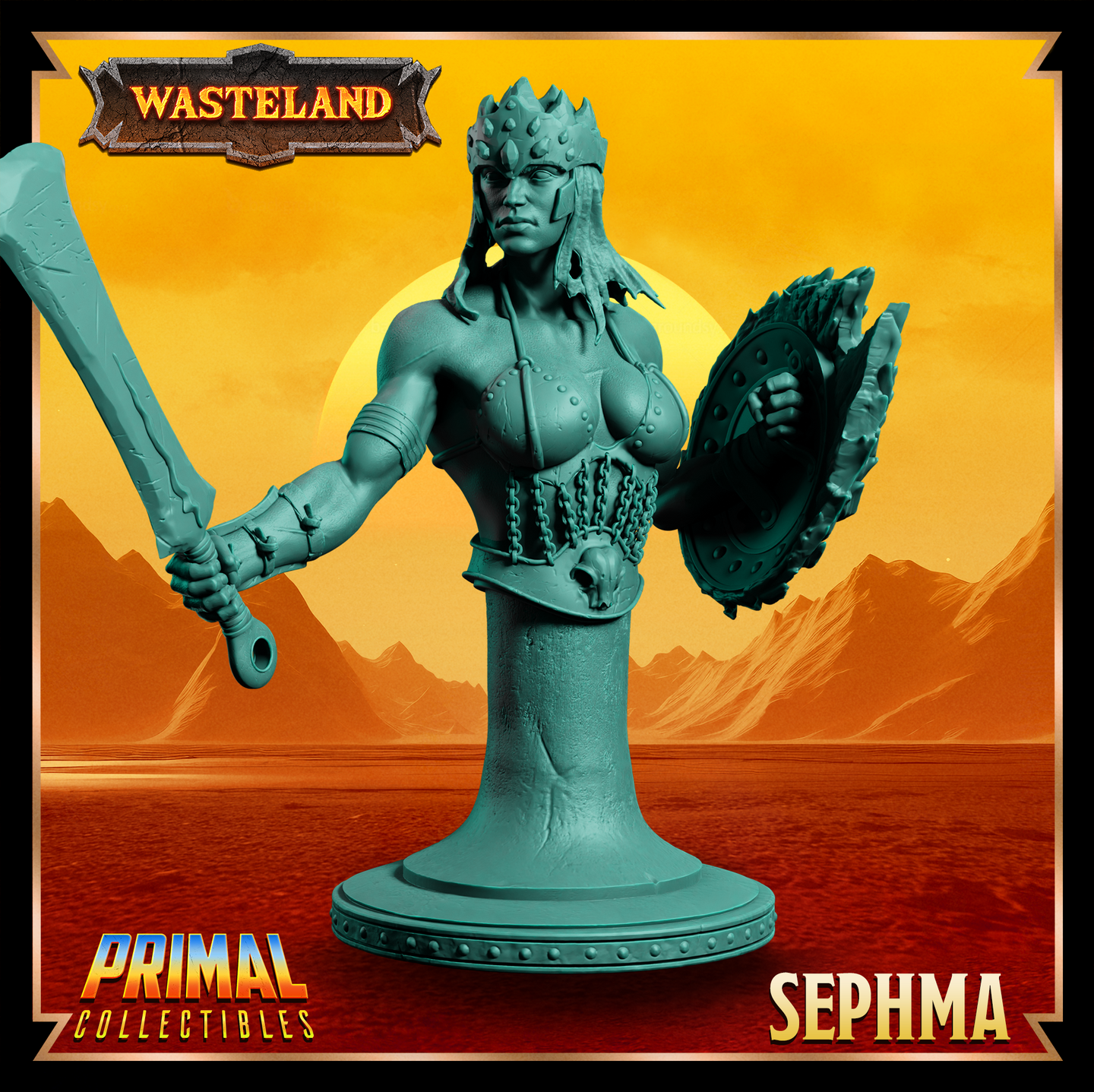 Gladiator (Sephma) Bust  by Primal Collectibles