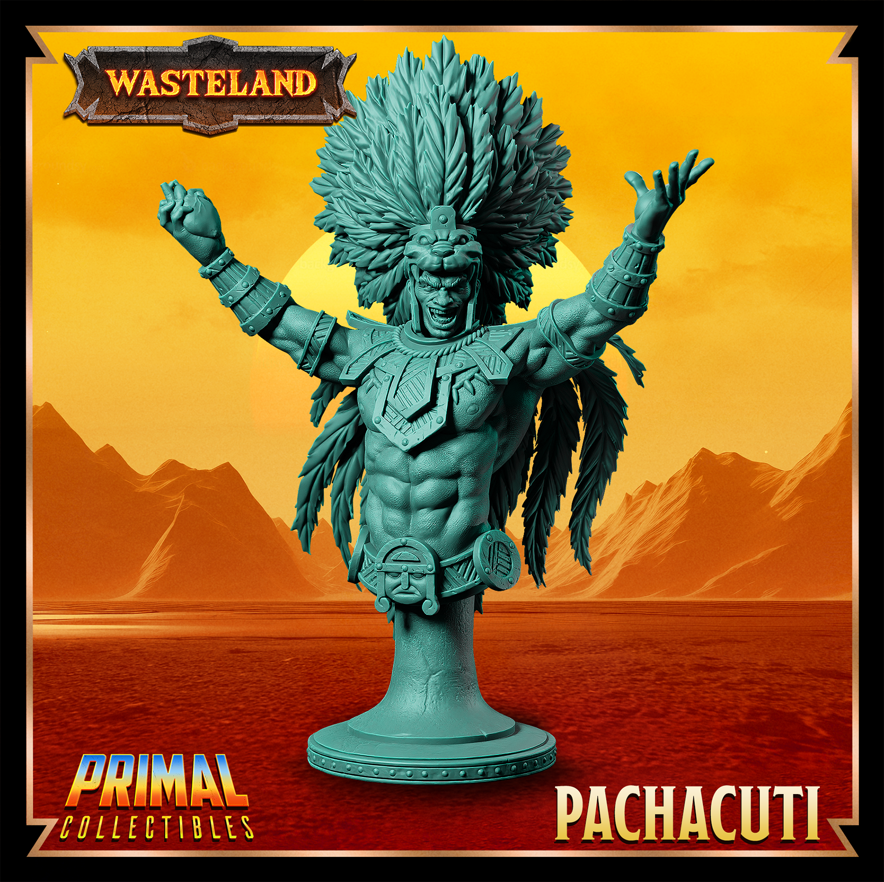 Sorcerer King (Pachacuti) Bust  by Primal Collectibles