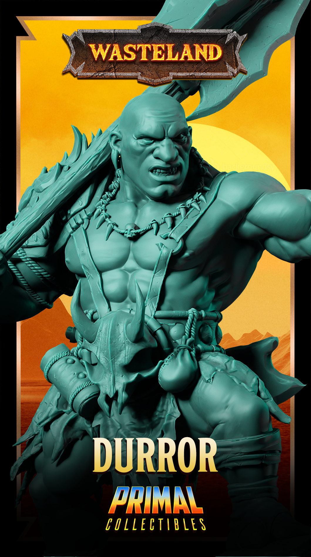 Dwarf Barbarian (Durror) by Primal Collectibles