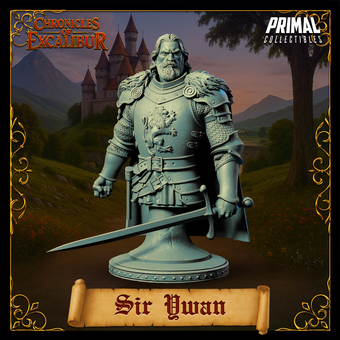 Knight (Sir Ywan) Bust  by Primal Collectibles