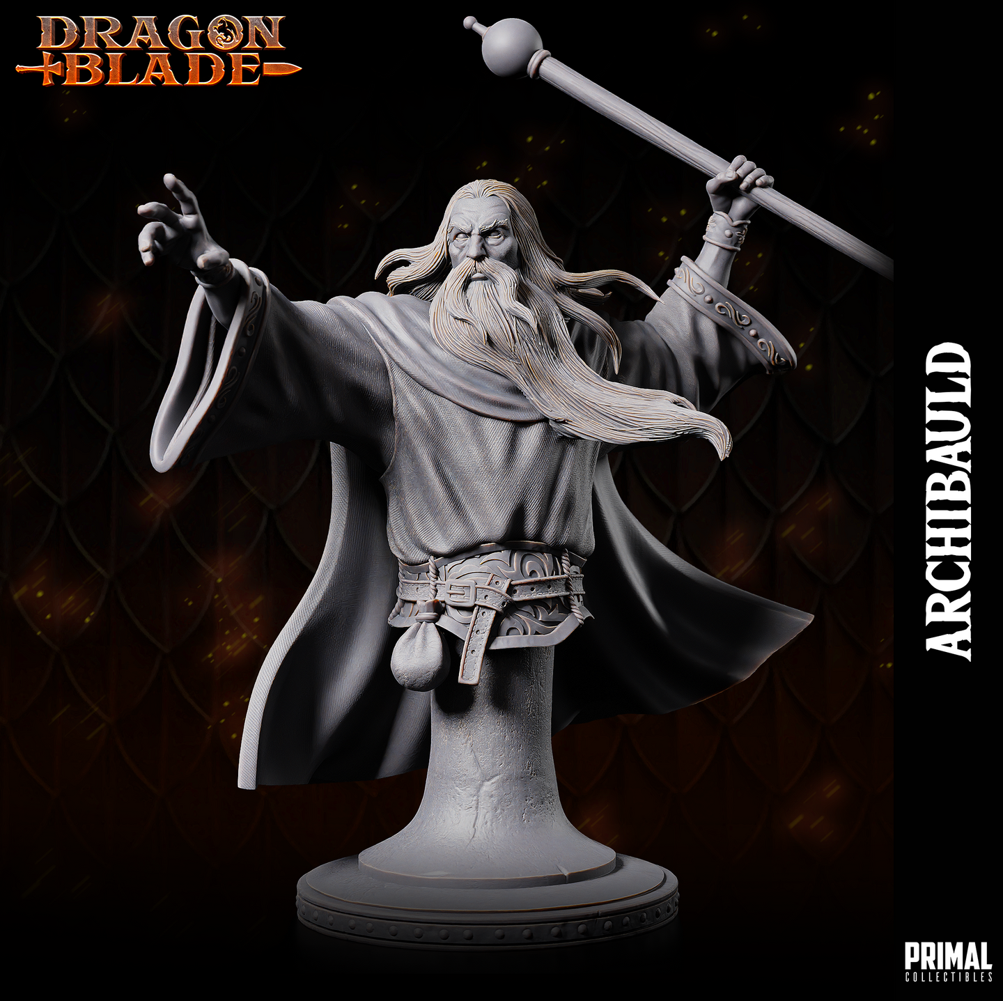 Wizard (Archibauld) Bust by Primal Collectibles