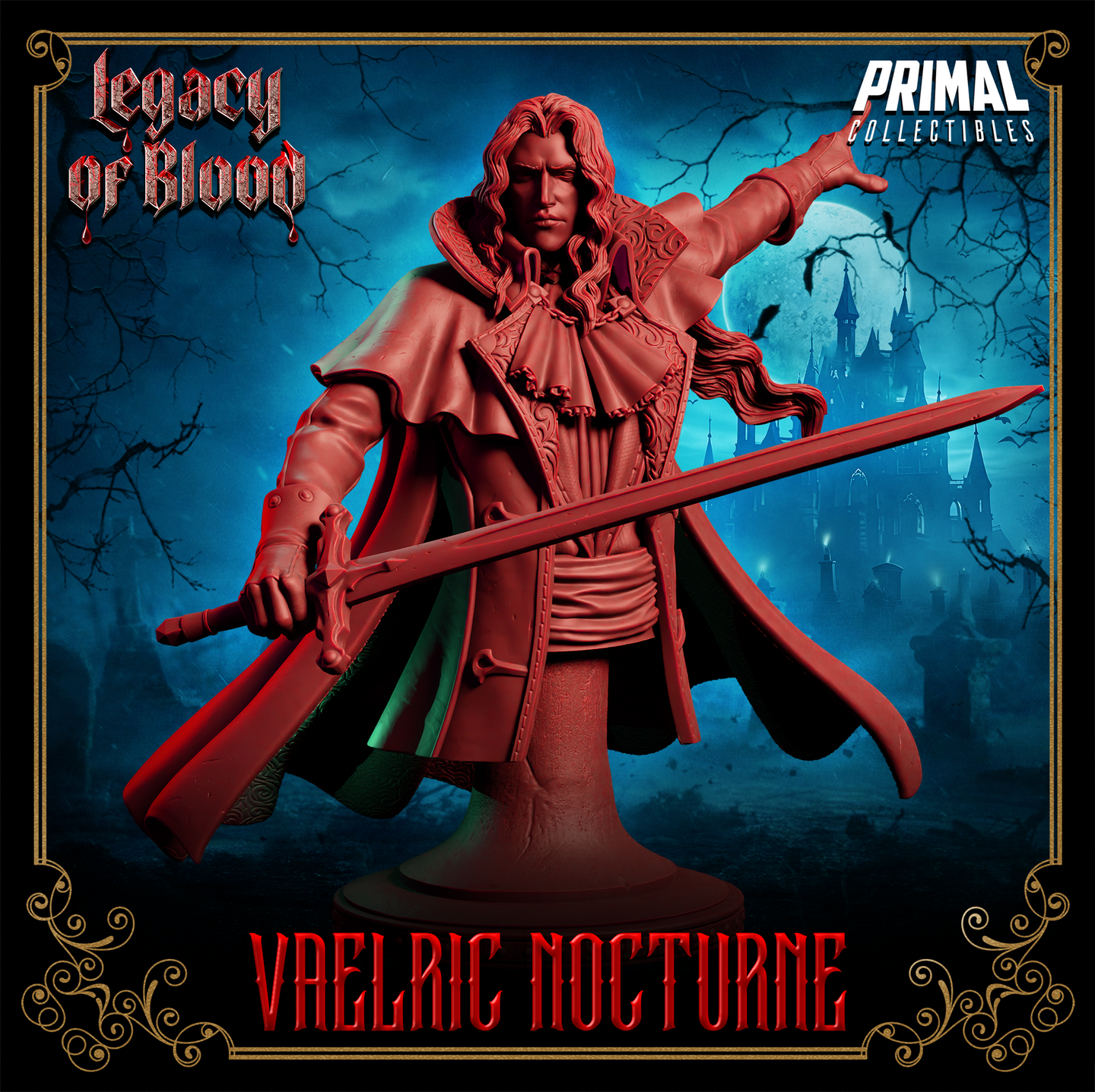 Damphyr (Vaelric Nocturne) Bust  by Primal Collectibles