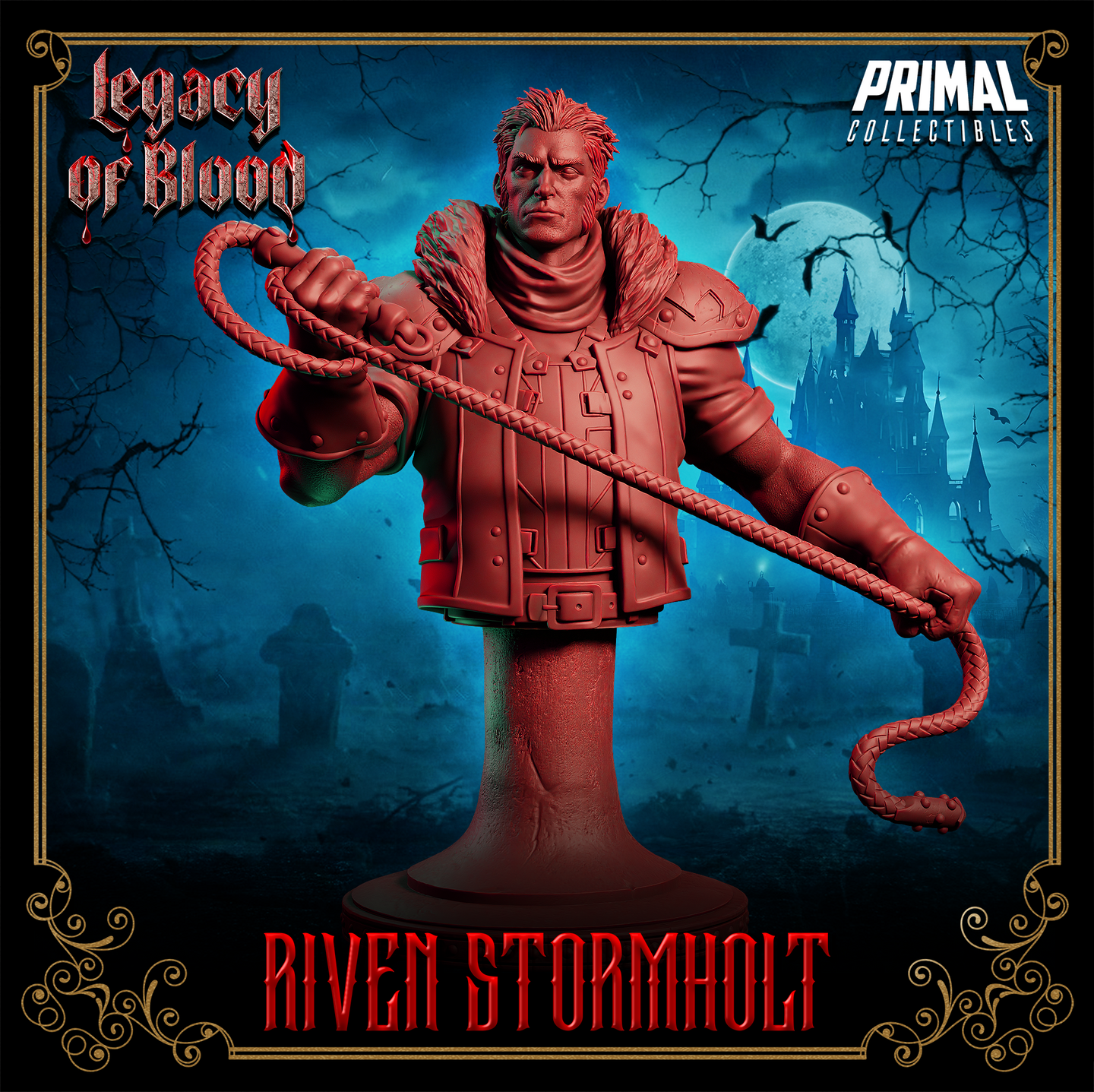 Ranger Vampire Hunter (Riven Stormholt) Bust  by Primal Collectibles