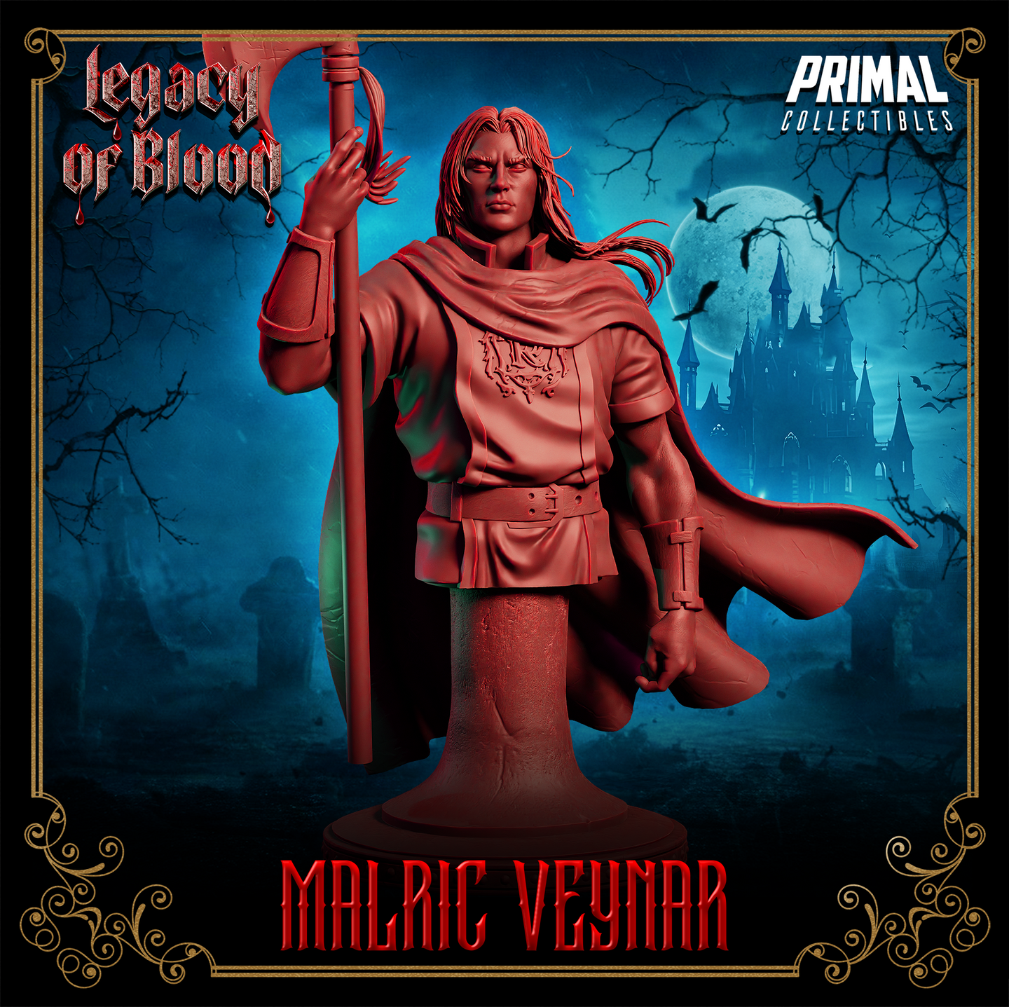 Vampire Hunter (Malric Veynar) Bust  by Primal Collectibles