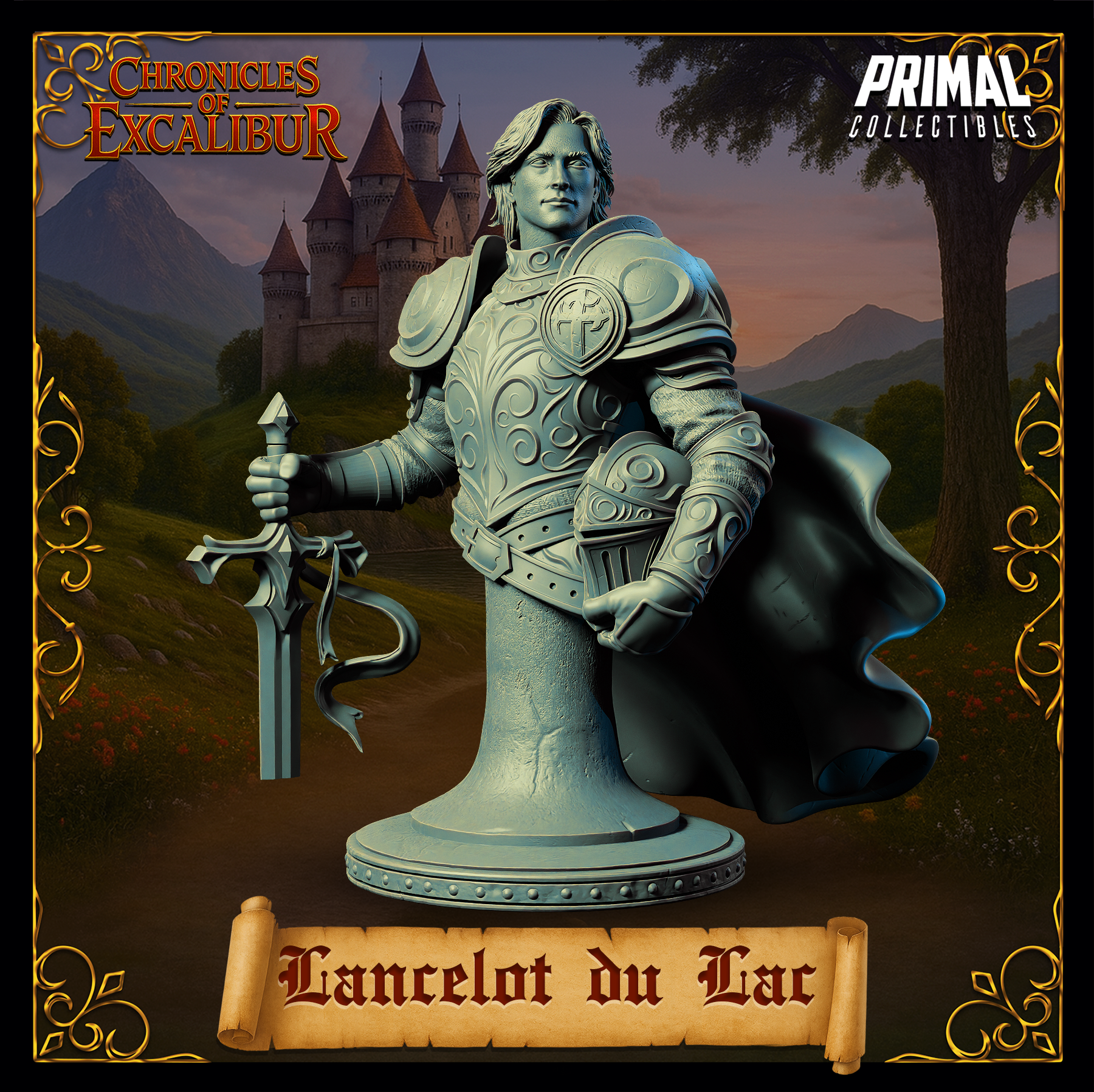 Knight (Lancelot) Bust  by Primal Collectibles