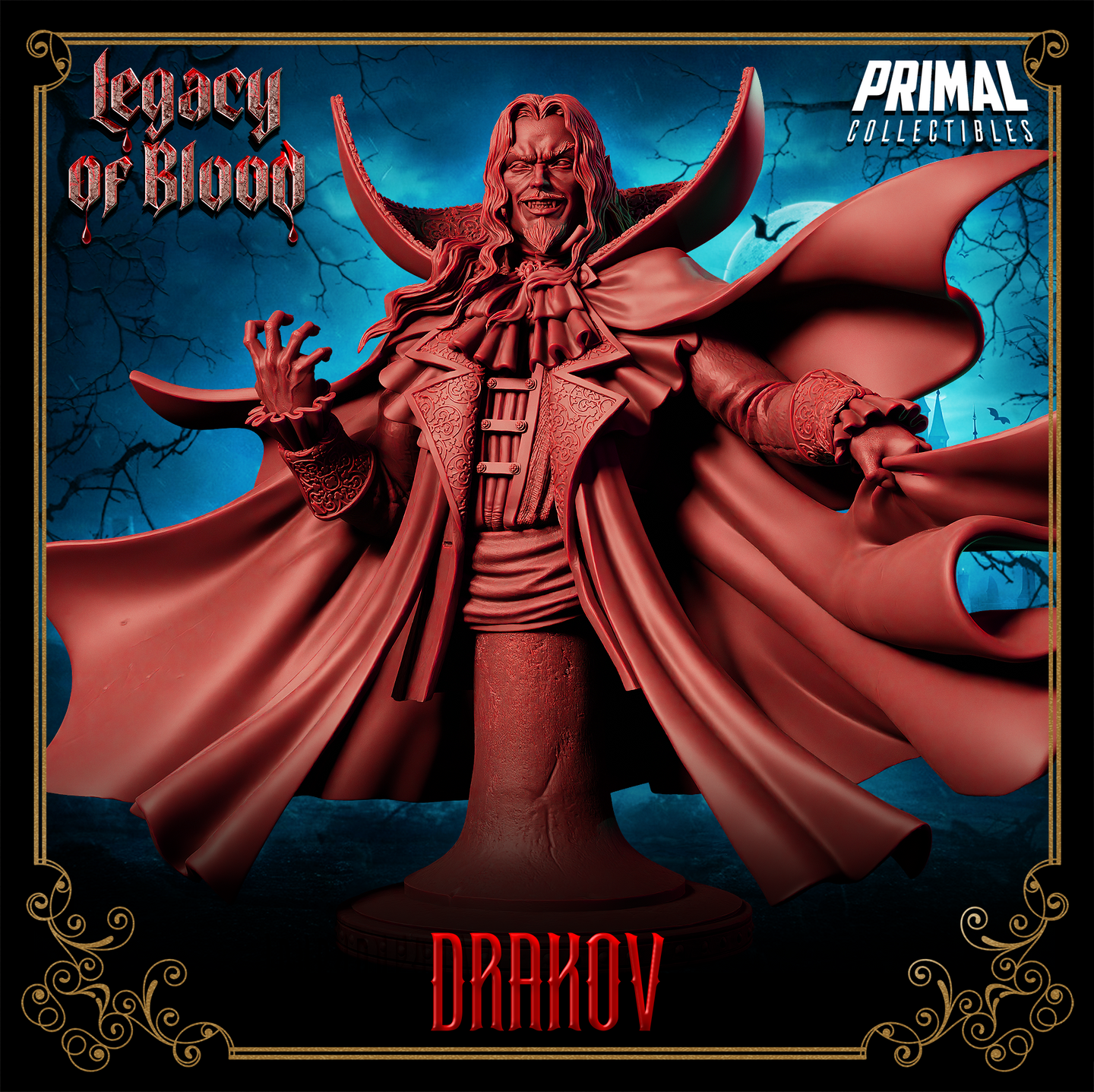 Vampire Lord (Drakov) Bust  by Primal Collectibles