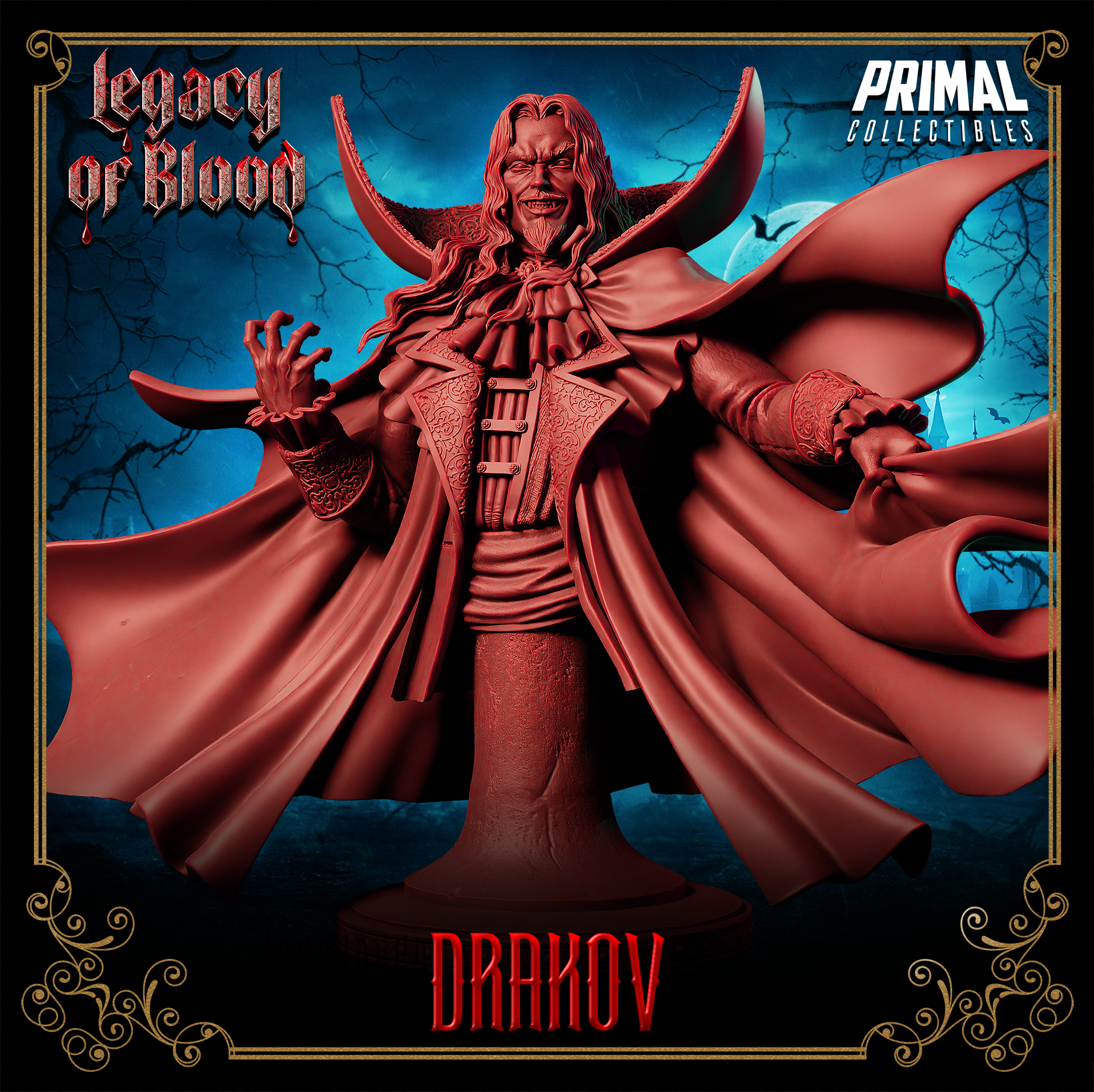 Vampire Lord (Drakov) Bust  by Primal Collectibles
