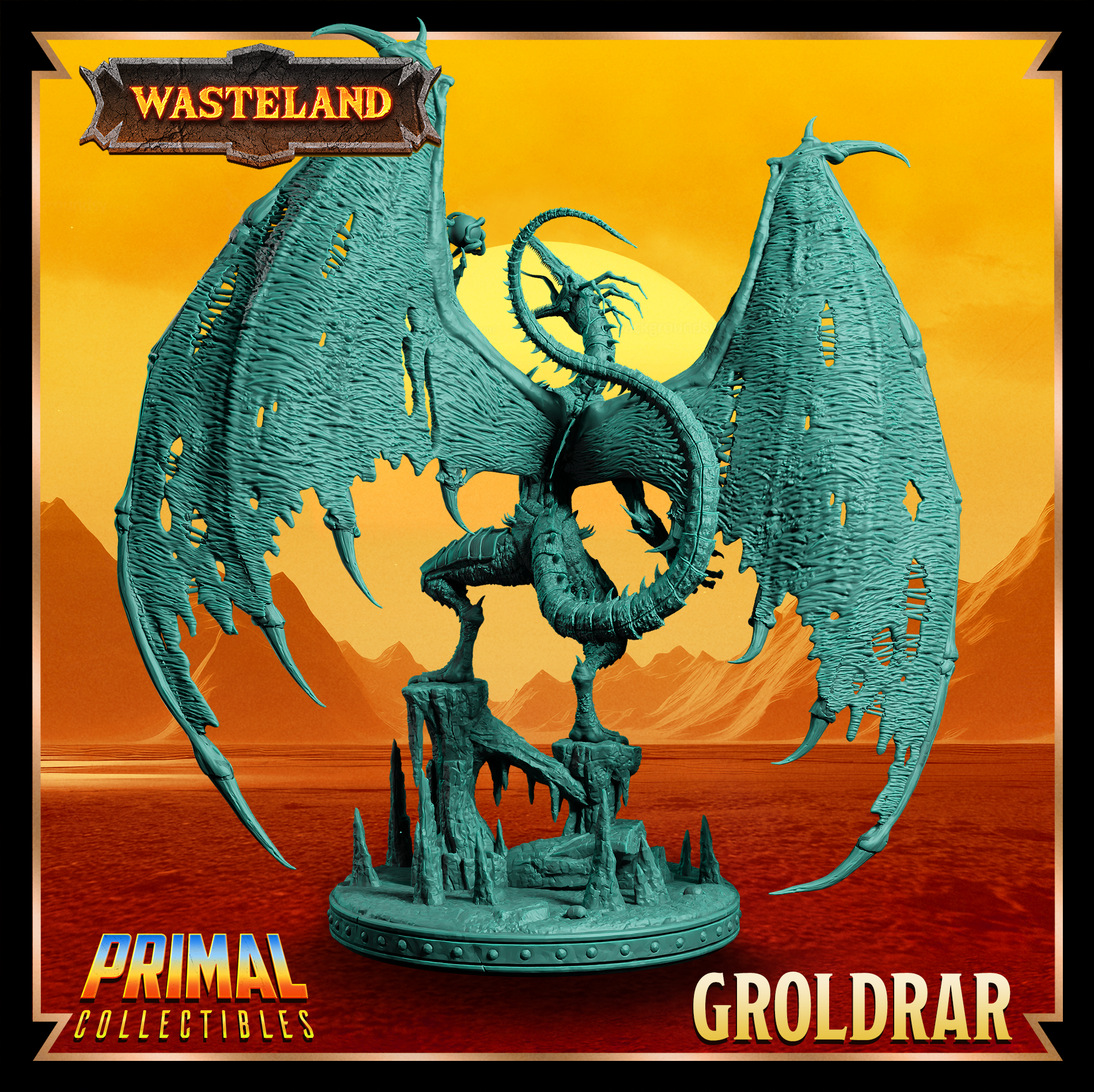Draconian Sorcerer King (Groldar) by Primal Collectibles