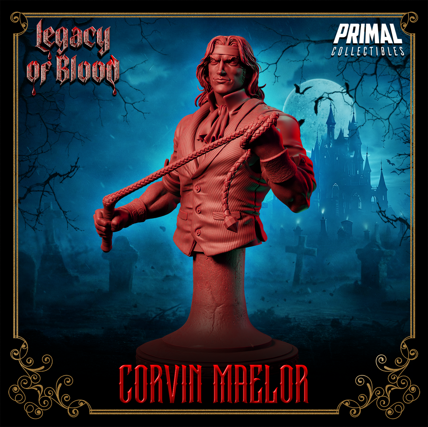 Vampire Hunter (Corvin Maelor) Bust  by Primal Collectibles