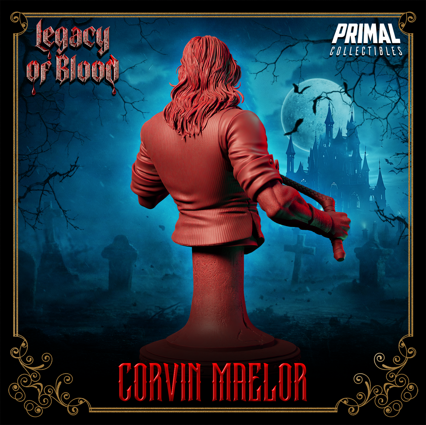 Vampire Hunter (Corvin Maelor) Bust  by Primal Collectibles