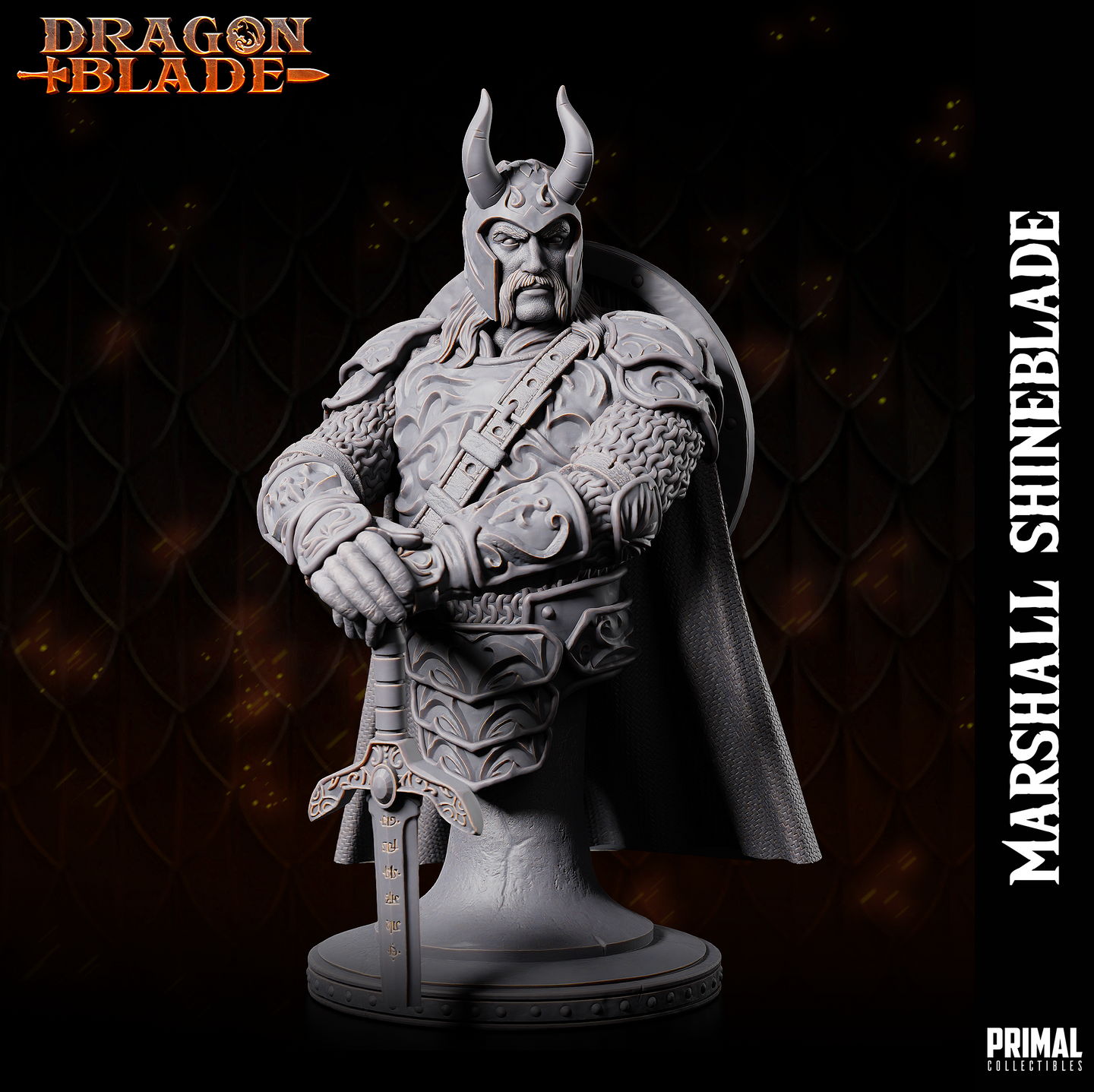 Fighter / Knight (Marshall Shineblade) Bust by Primal Collectibles