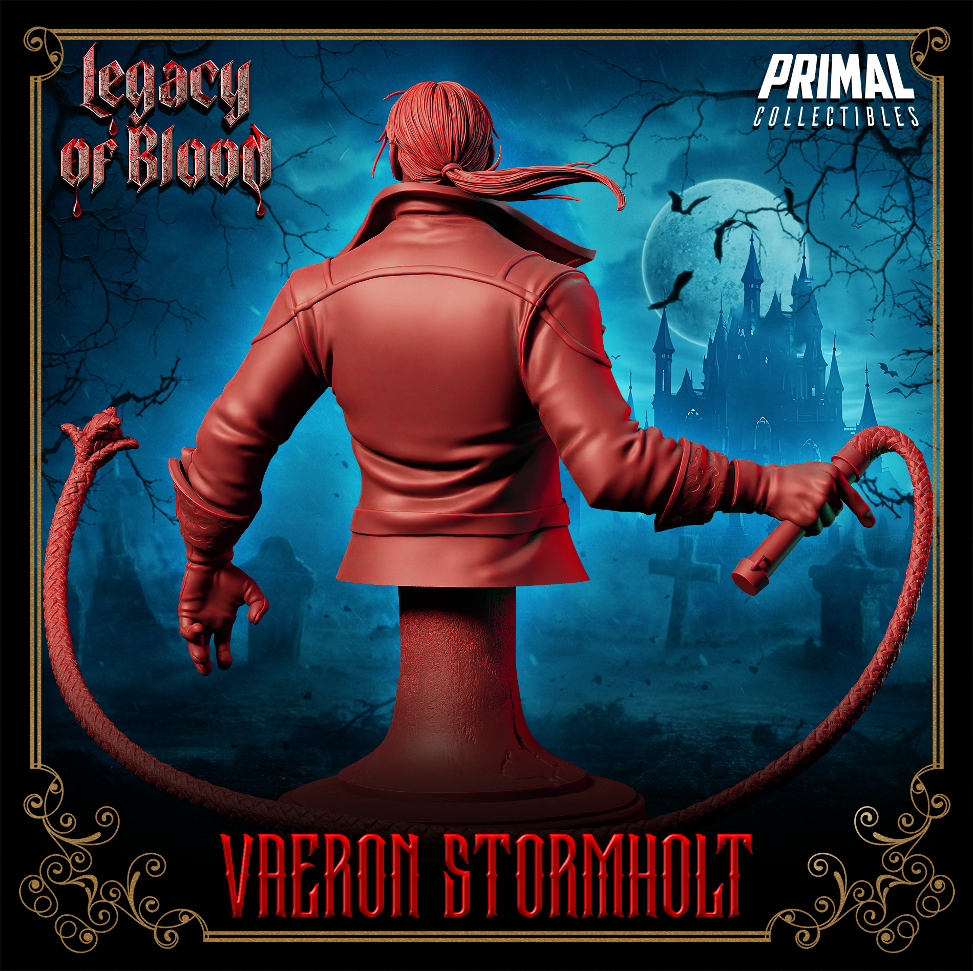 Vampire Hunter Fighter (Vaeron Stormholt) Bust  by Primal Collectibles
