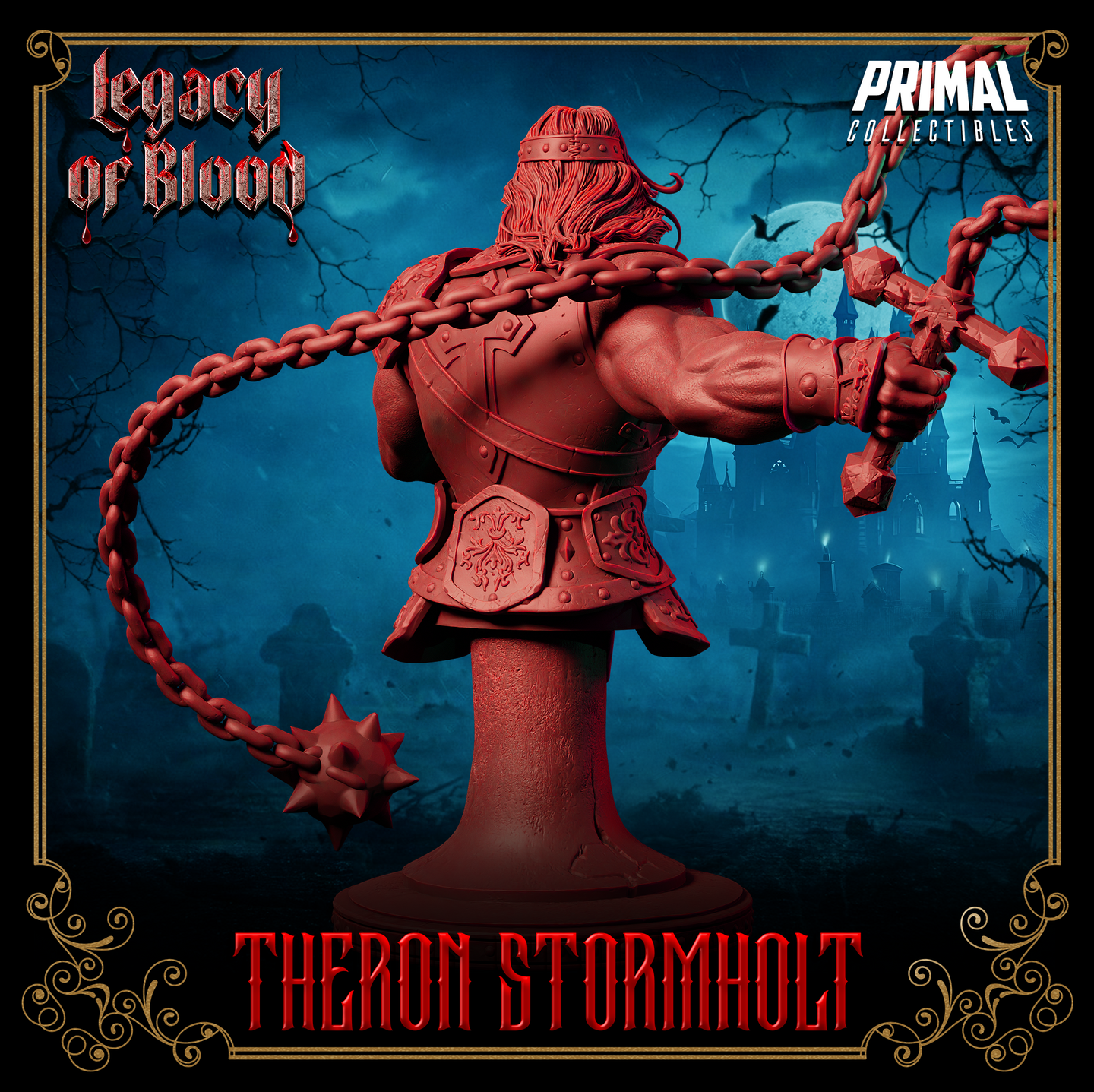 Warrior (Theron Stormholt) Bust  by Primal Collectibles