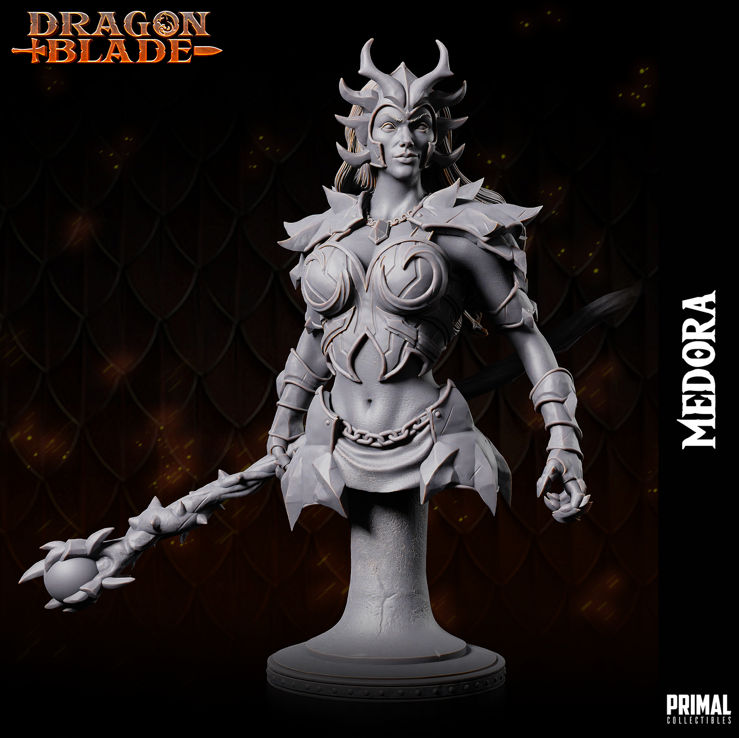 Dark Queen (Medora) Bust by Primal Collectibles