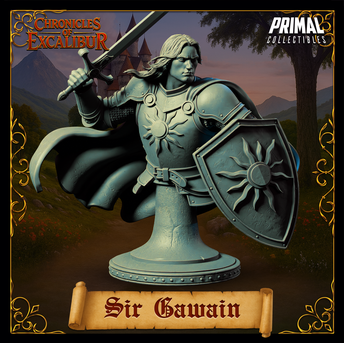 Knight (Sir Gawain) Bust  by Primal Collectibles