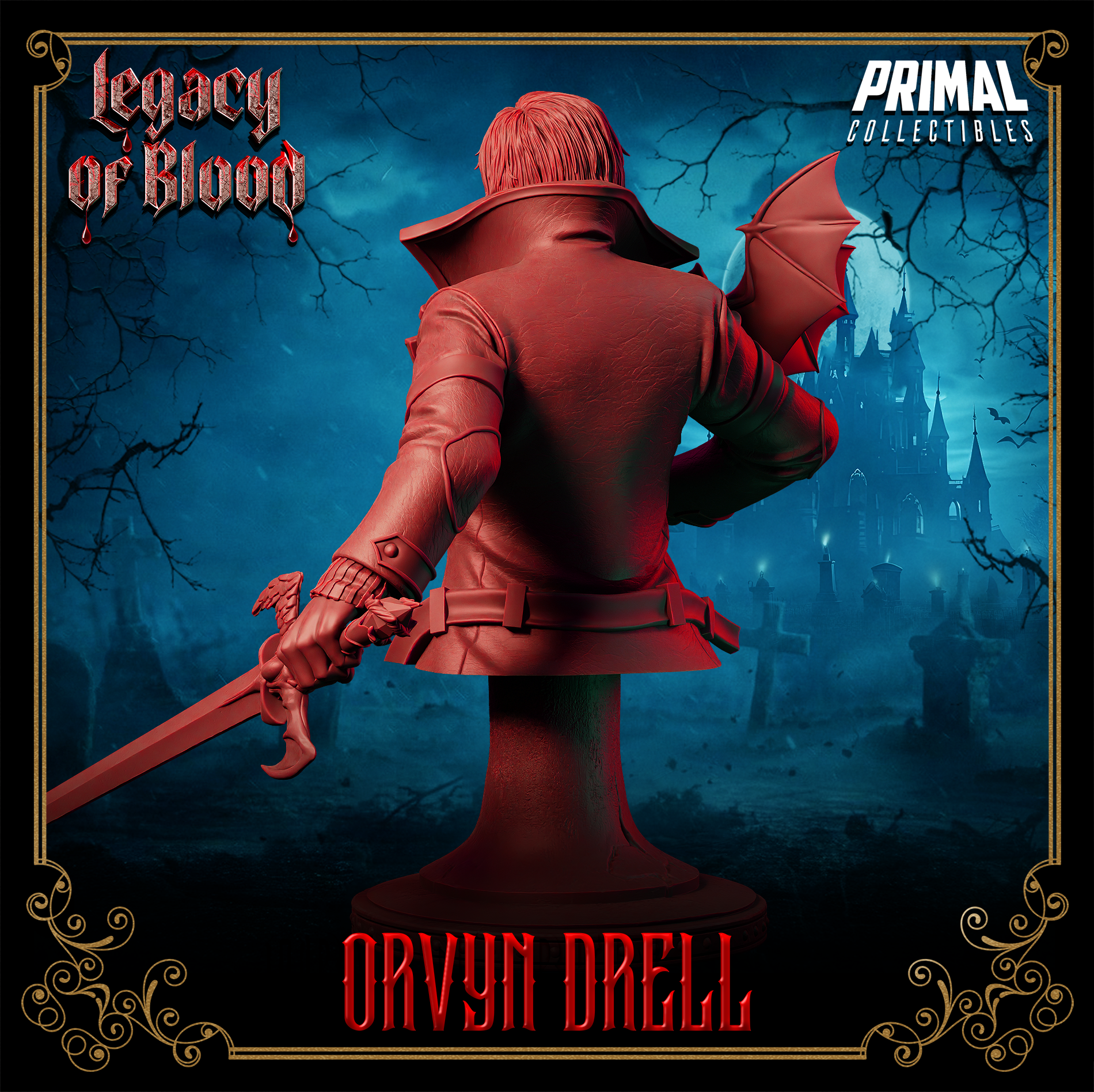Vampire Fighter (Orvyn Drell) Bust  by Primal Collectibles
