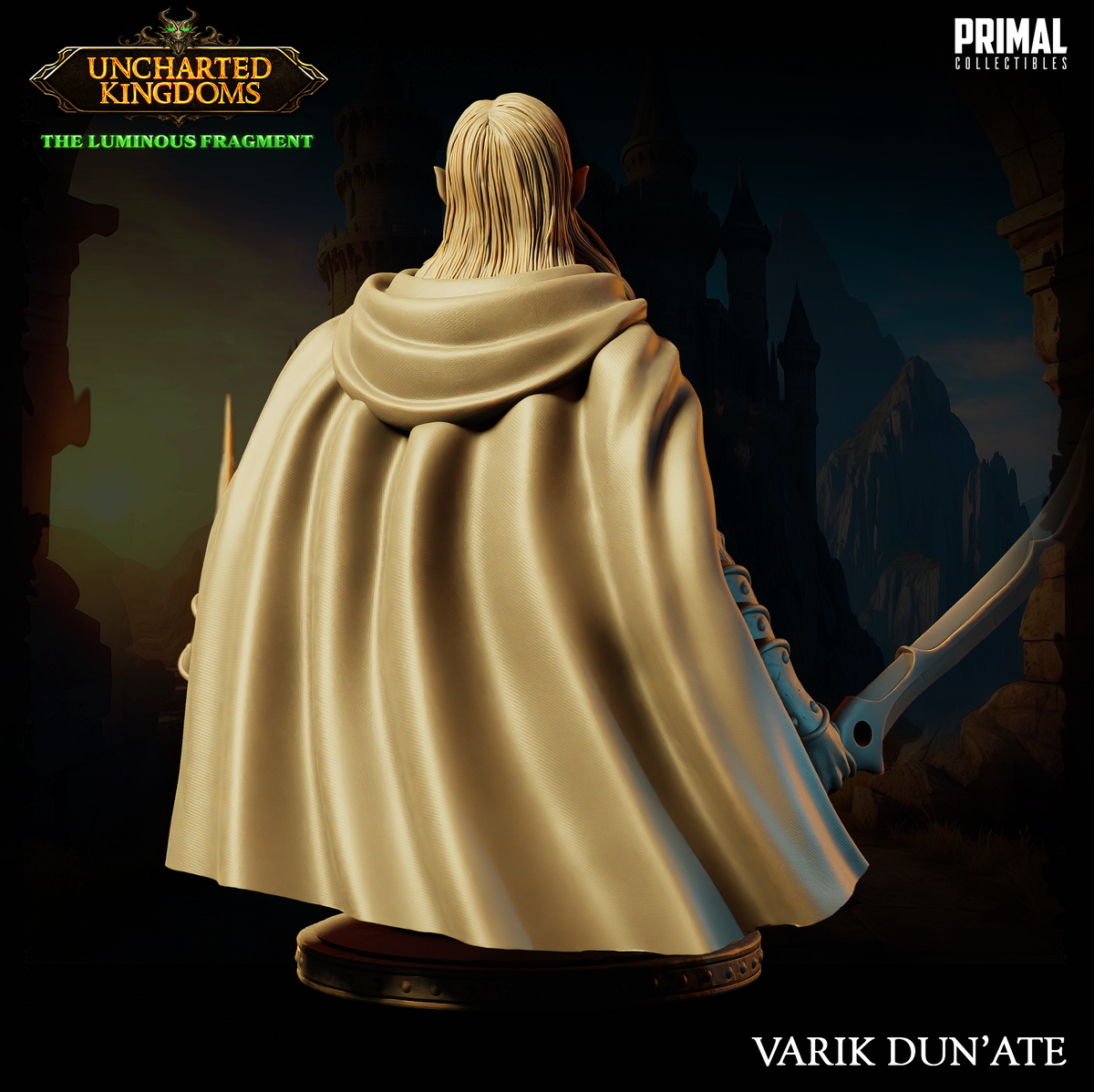 Varik Drow Fighter / Rogue (Varik) Bust D&D Miniature by Primal Collectibles ...