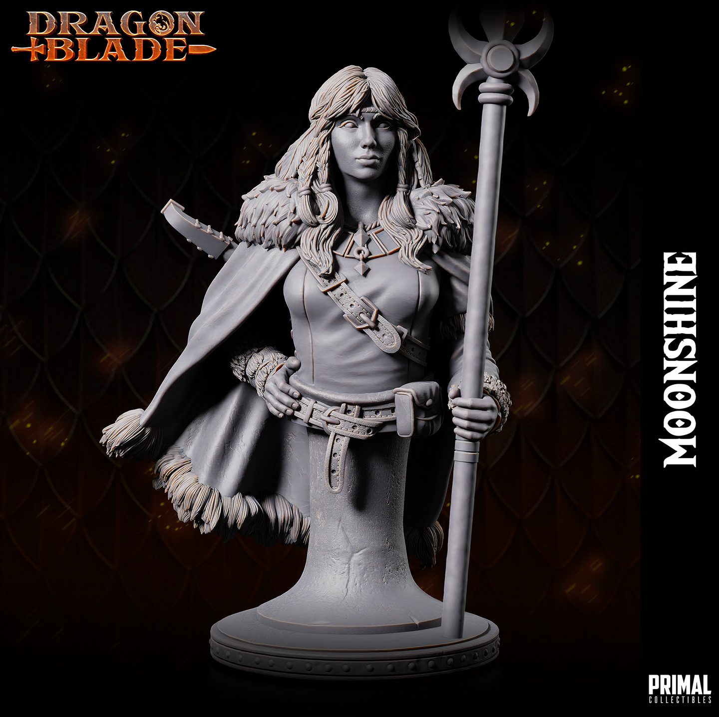 Human Cleric / Bard (Moonshine) Bust by Primal Collectibles