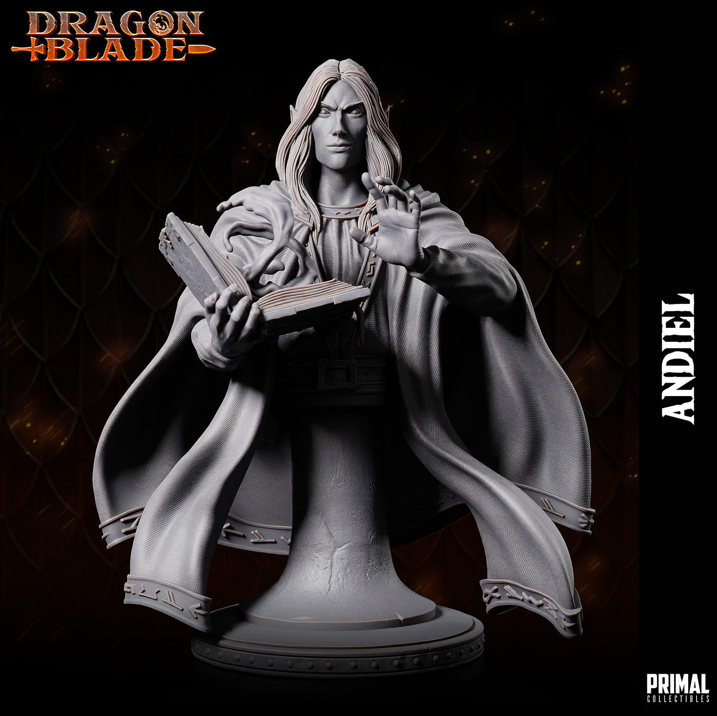 Elf Wizard (Andiel) Bust by Primal Collectibles