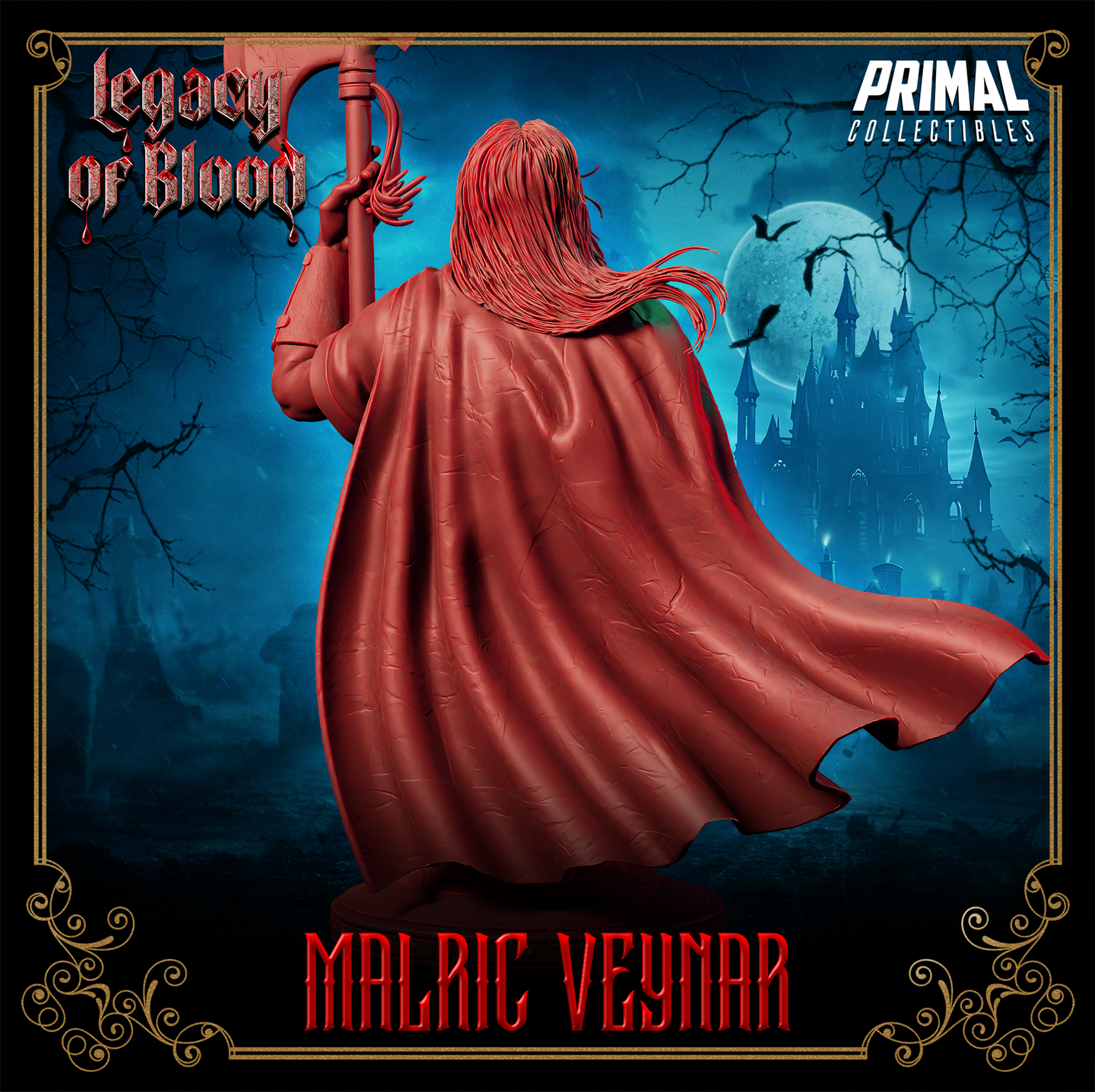 Vampire Hunter (Malric Veynar) Bust  by Primal Collectibles
