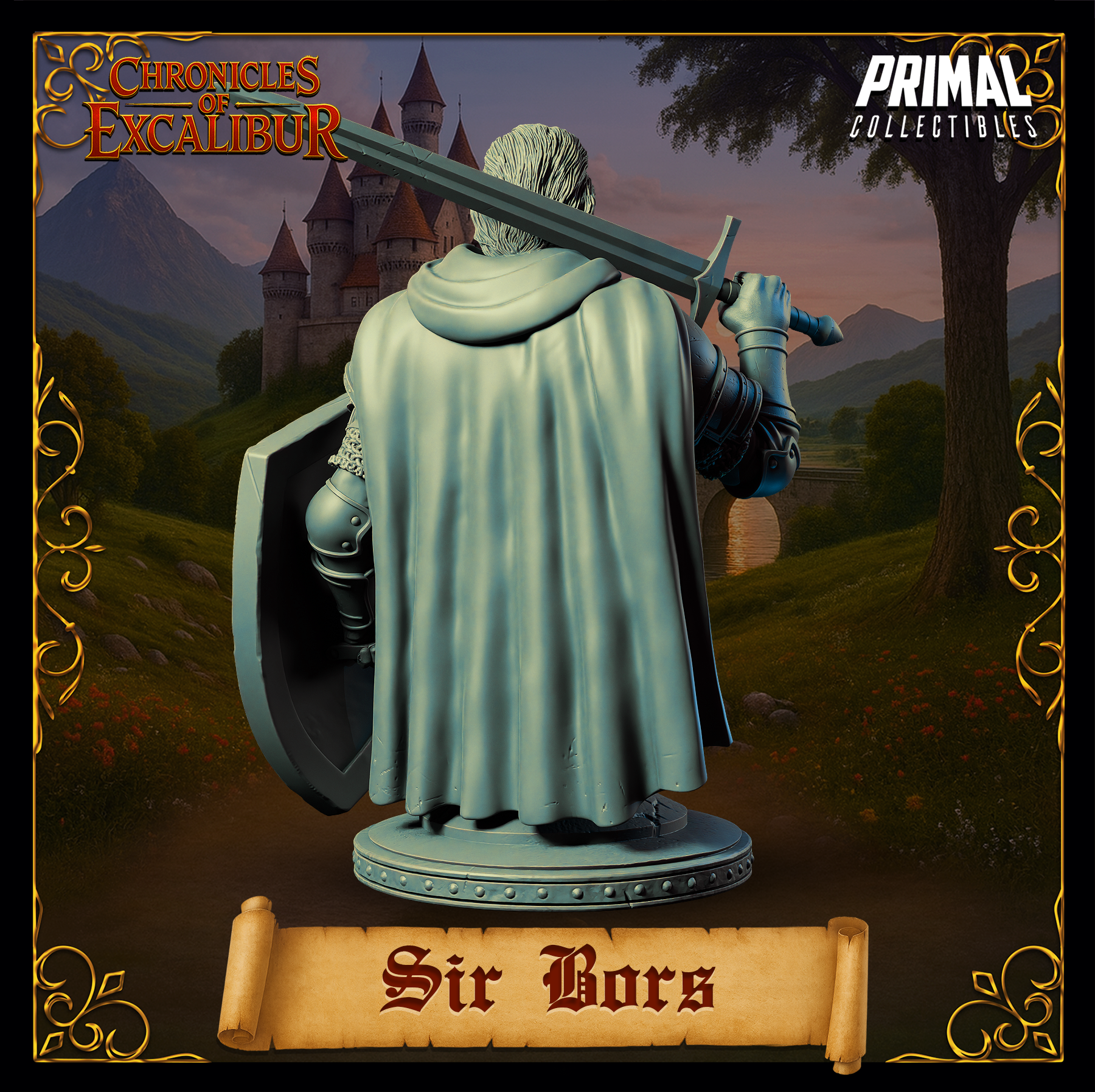 Knight (Sir Bors) Bust  by Primal Collectibles